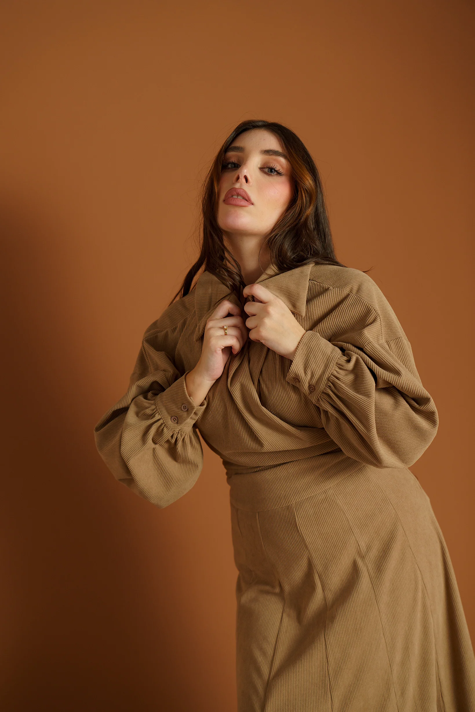Runway Corduroy Tie Top - Image 4