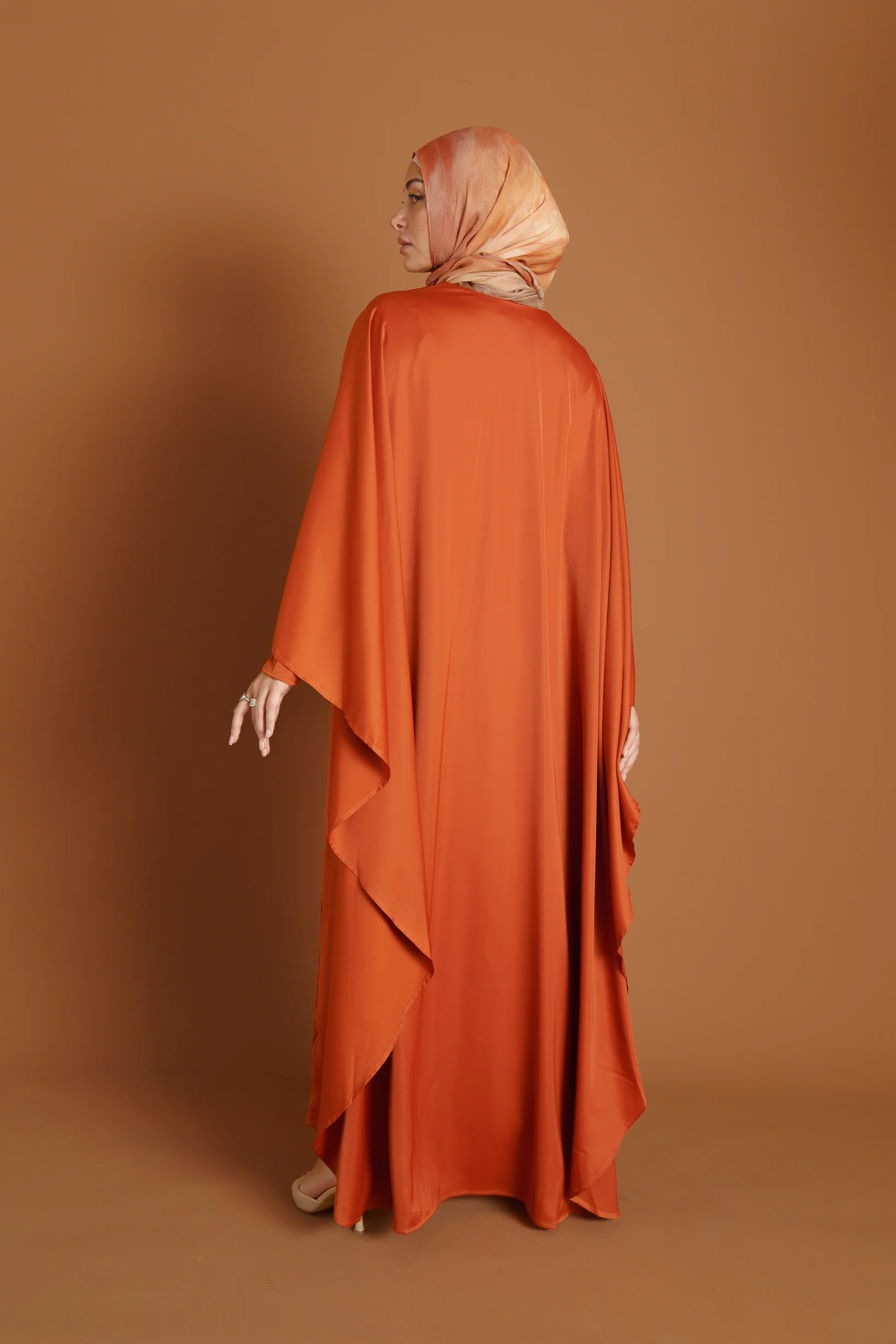 Runway Drape Back Dress - Image 6
