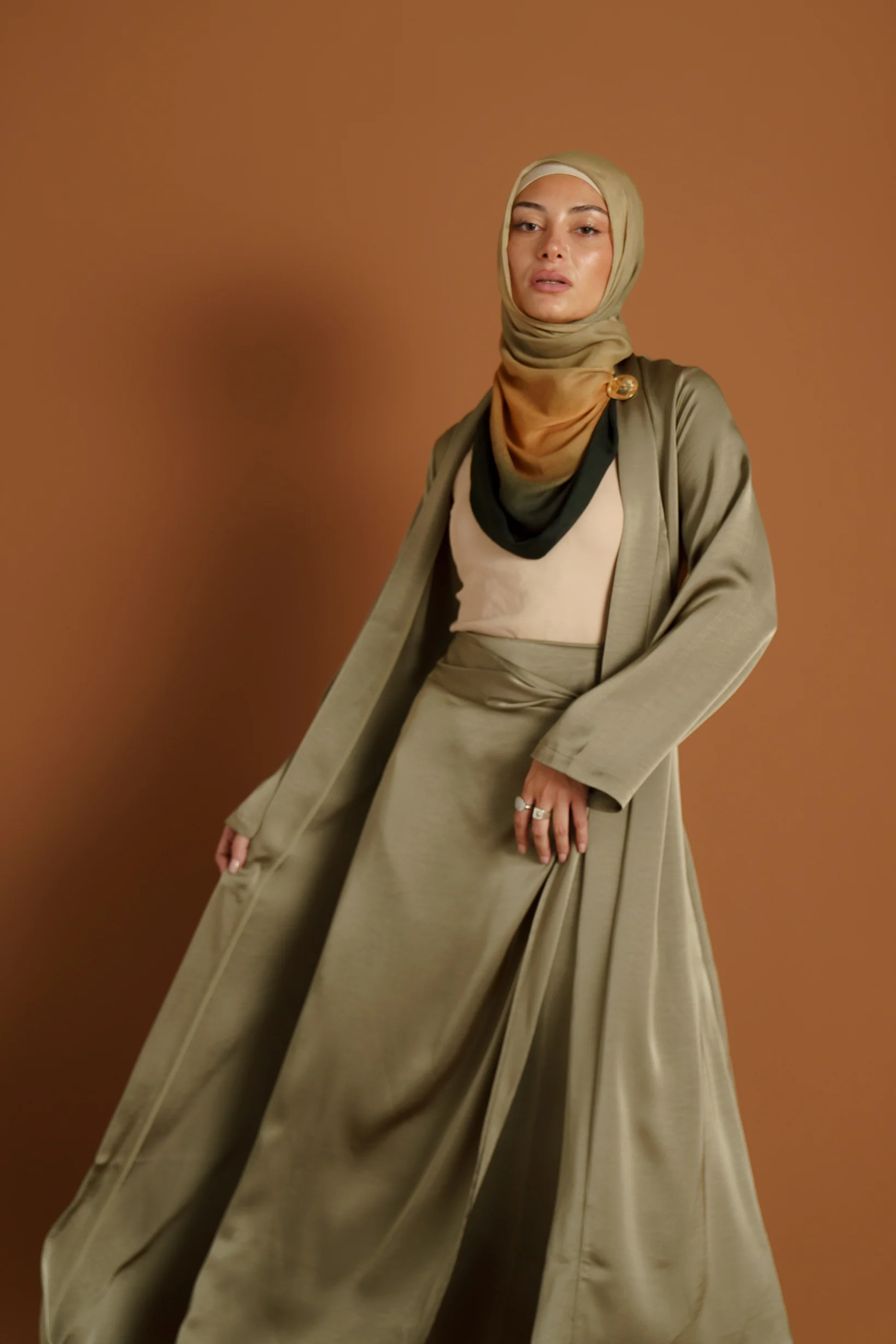 Runway Lopez Satin Cardigan - Image 10