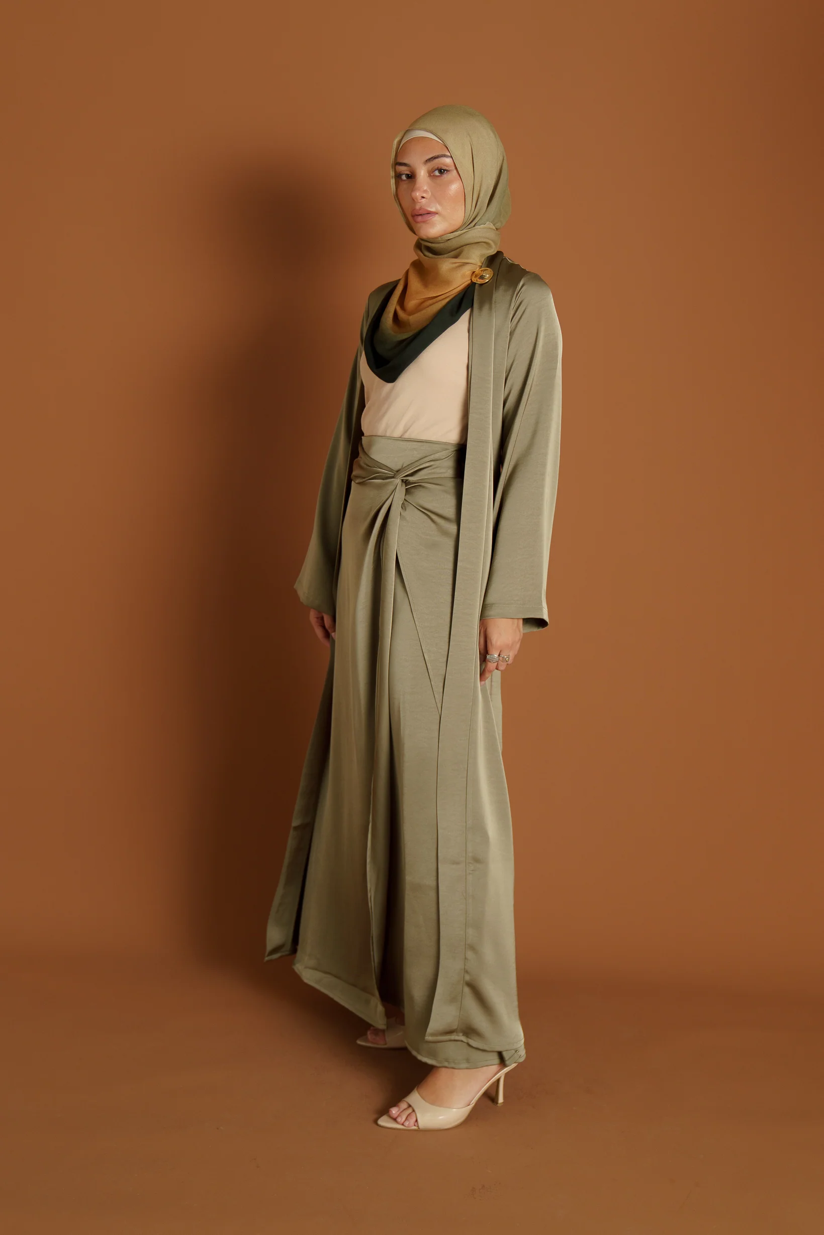 Runway Lopez Satin Skirt - Image 3