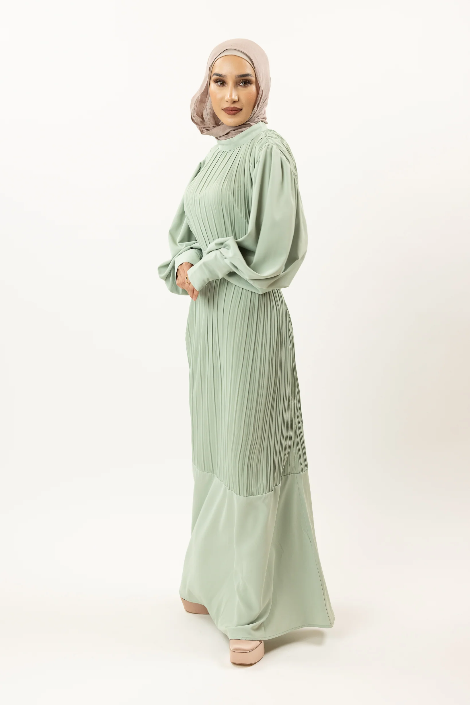 Sable Pleat Dress - Image 3