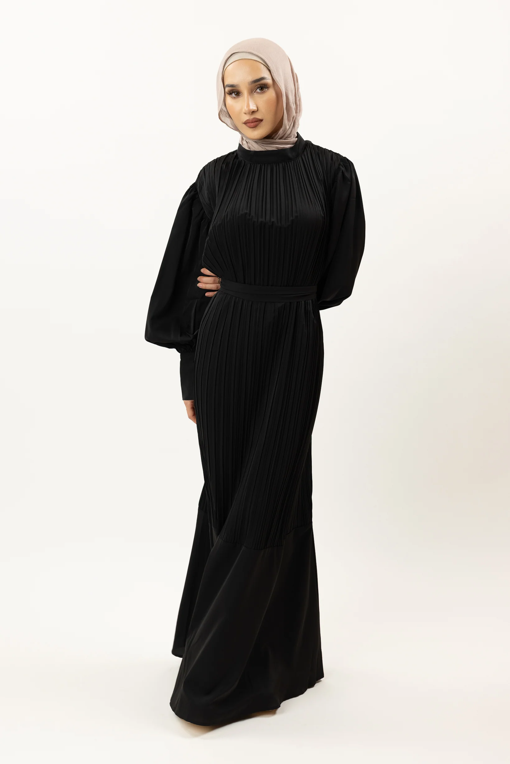 Sable Pleat Dress - Image 7