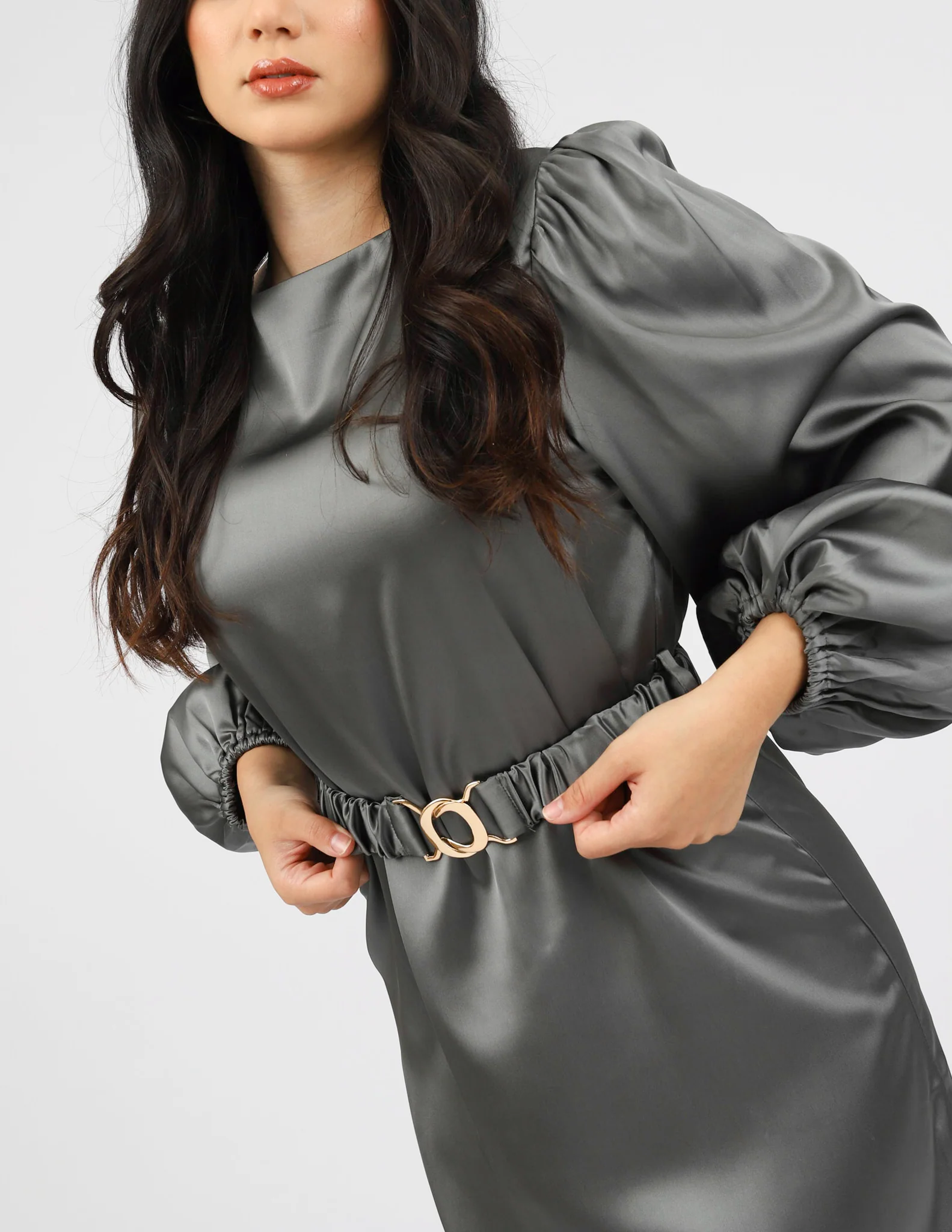 Sally Satin Rooj Belt Top - Image 14