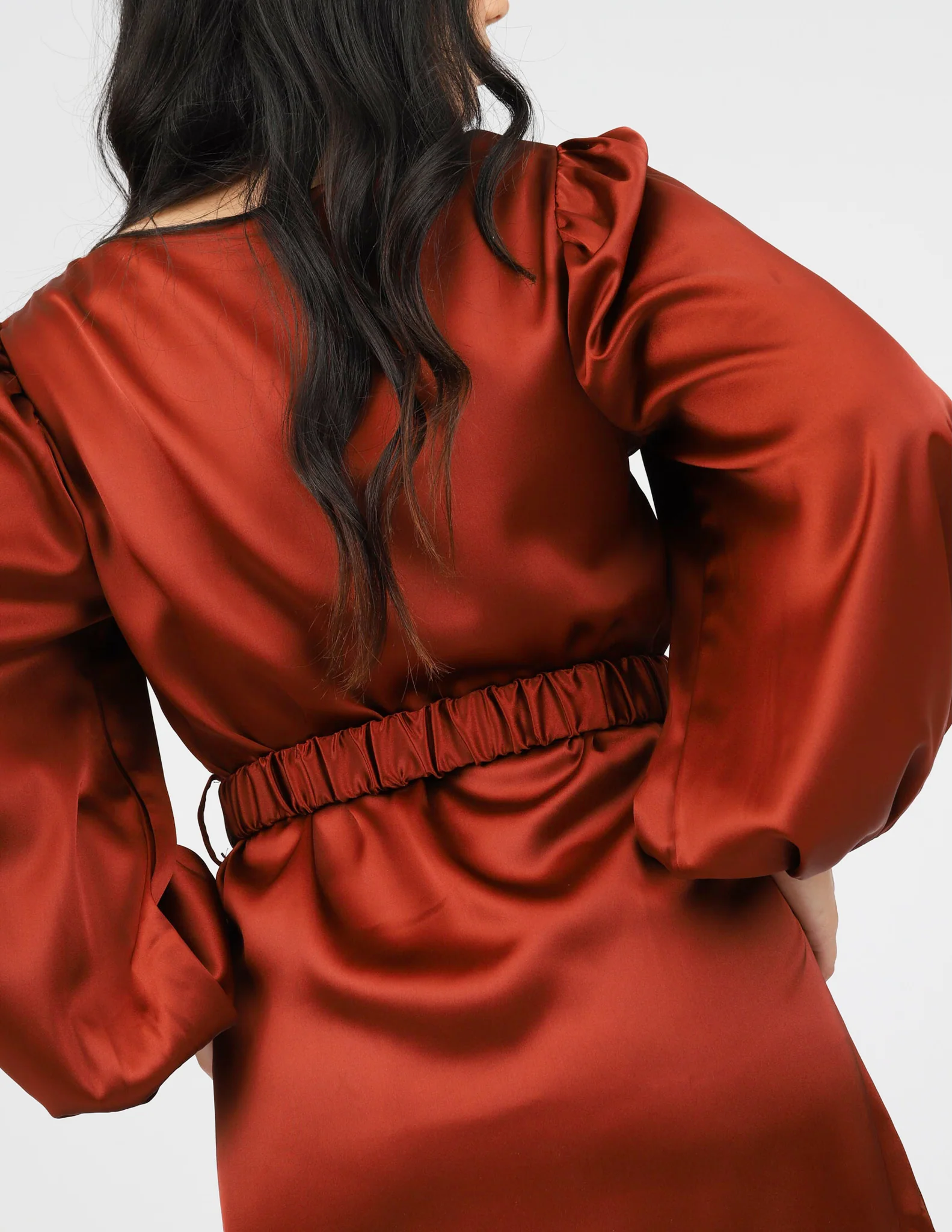 Sally Satin Rooj Belt Top - Image 7