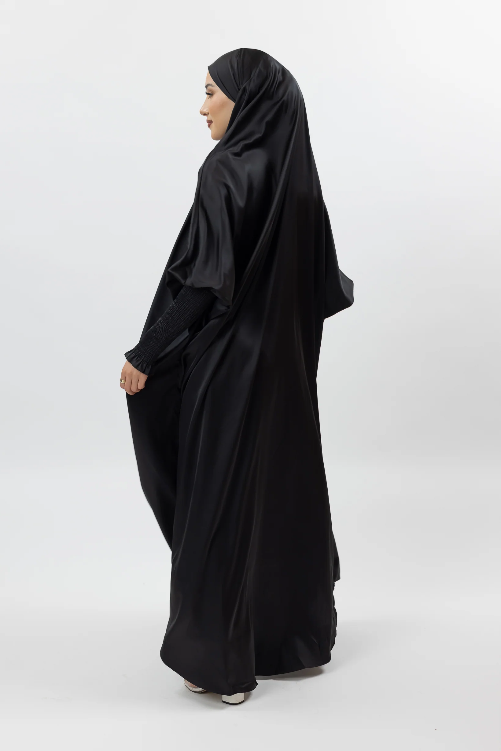 Satin Tie Back Maxi Jilbab - Image 14