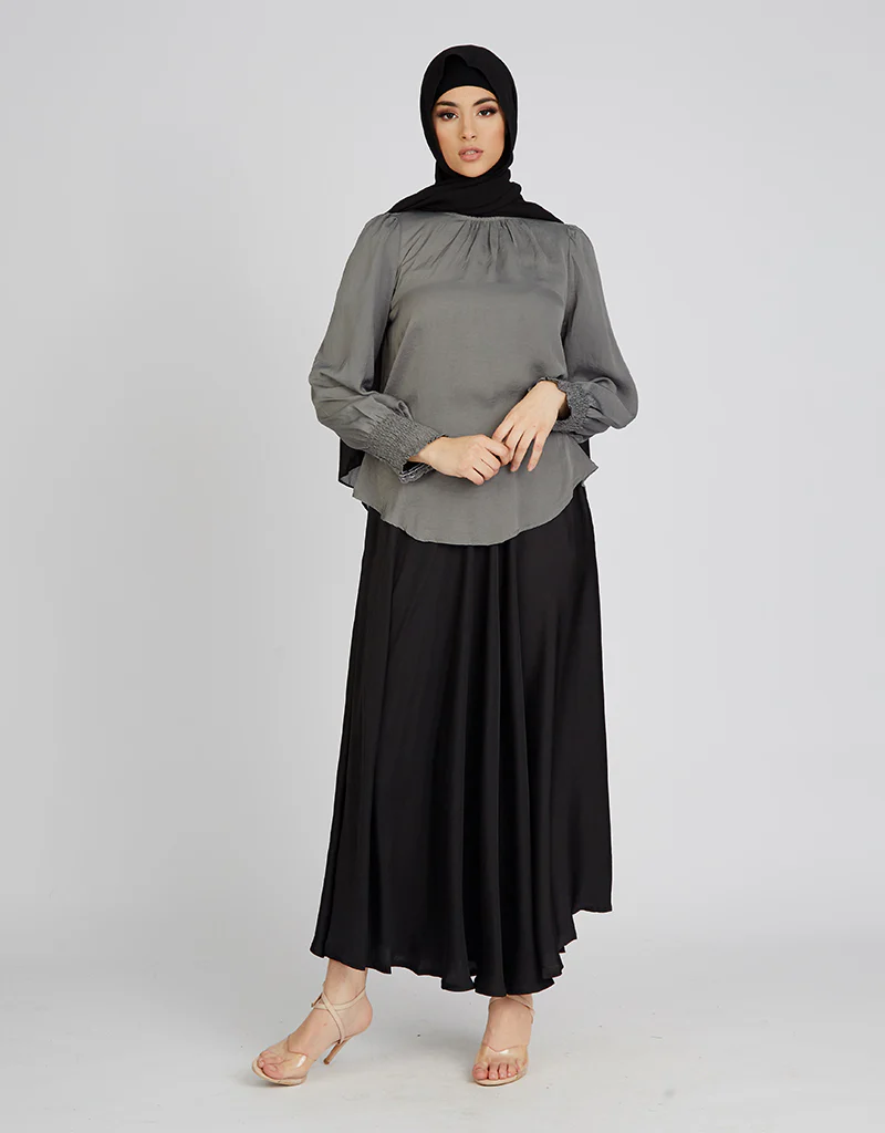 Scrunch Cuff Loop Blouse - Image 12