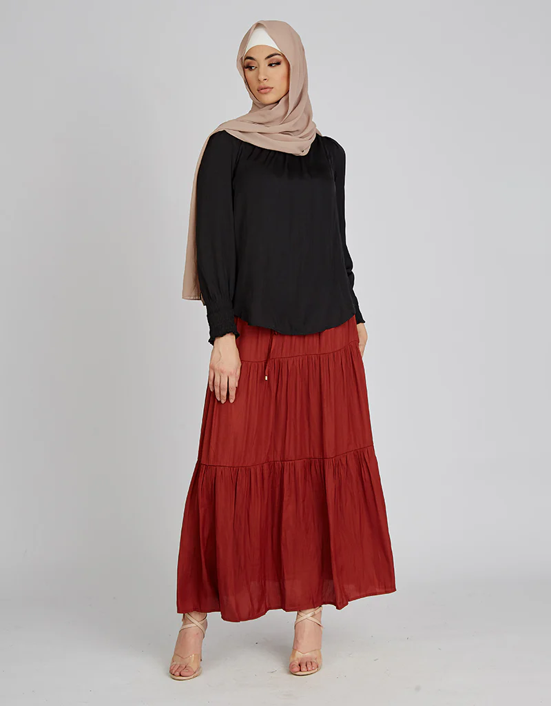 Scrunch Cuff Loop Blouse - Image 7