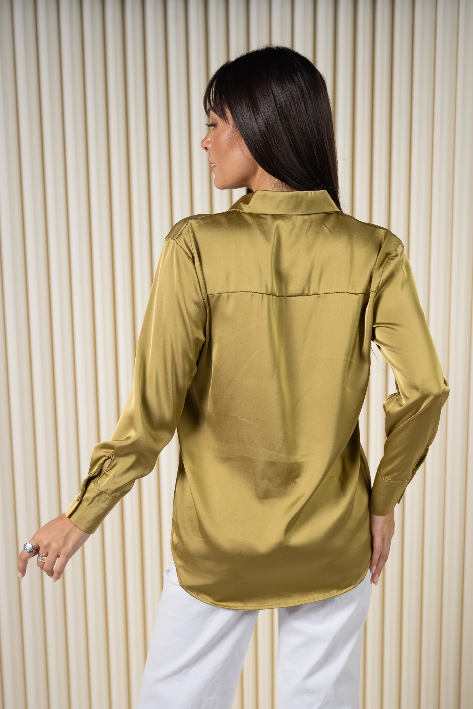 Sera Satin Shirt - Image 4