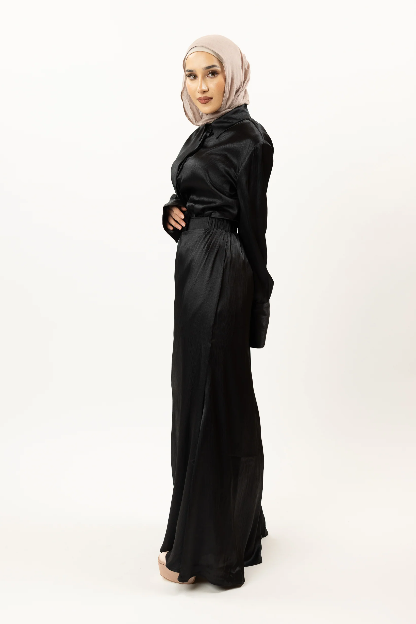 Serene Satin Skirt - Image 8