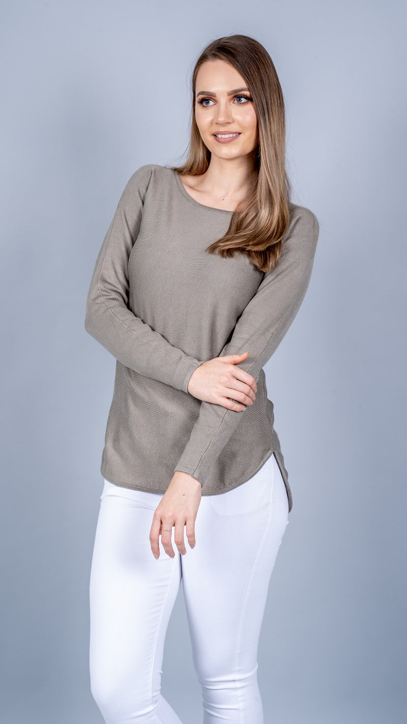 Short Knit Loop Top - Light Shades - Image 19