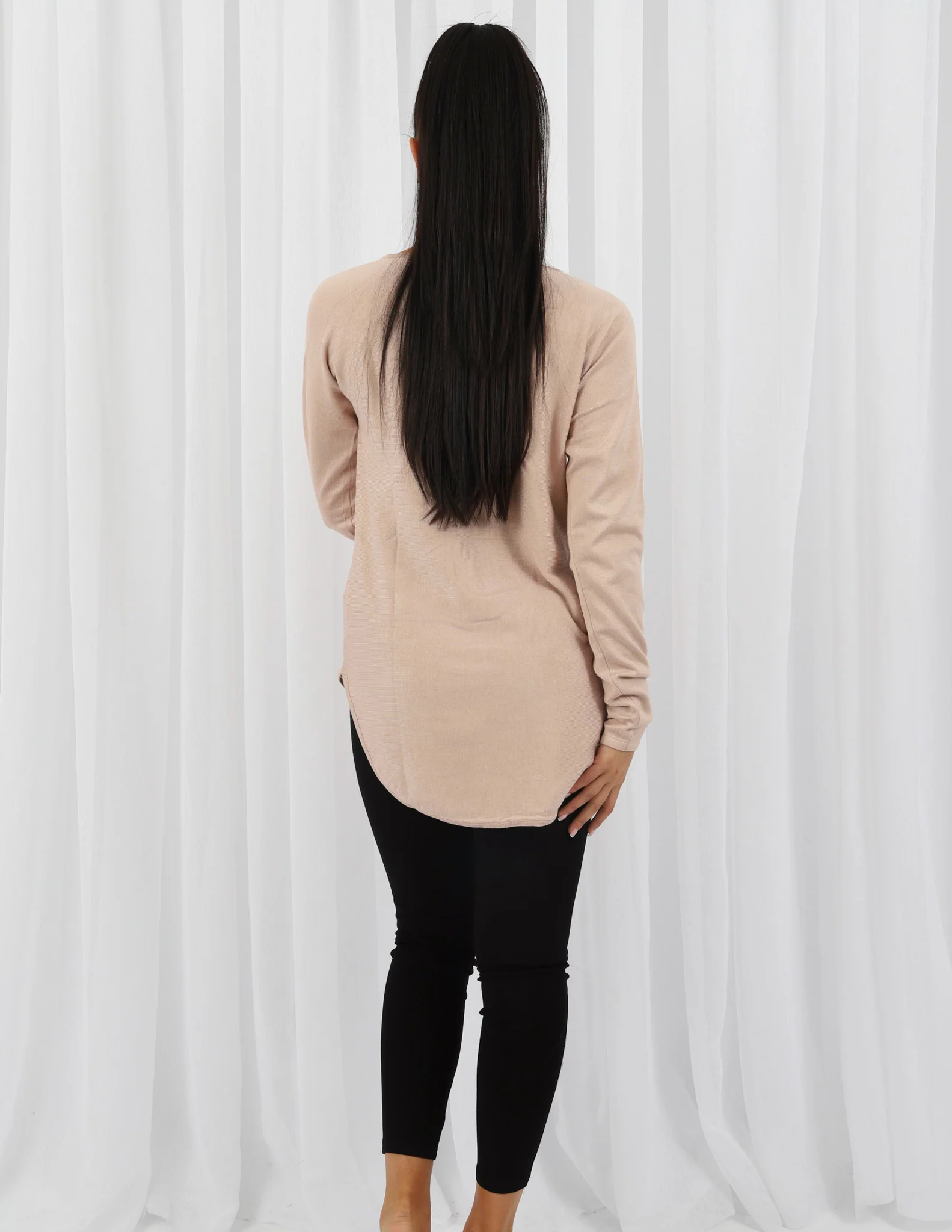 Short Knit Loop Top - Light Shades - Image 4