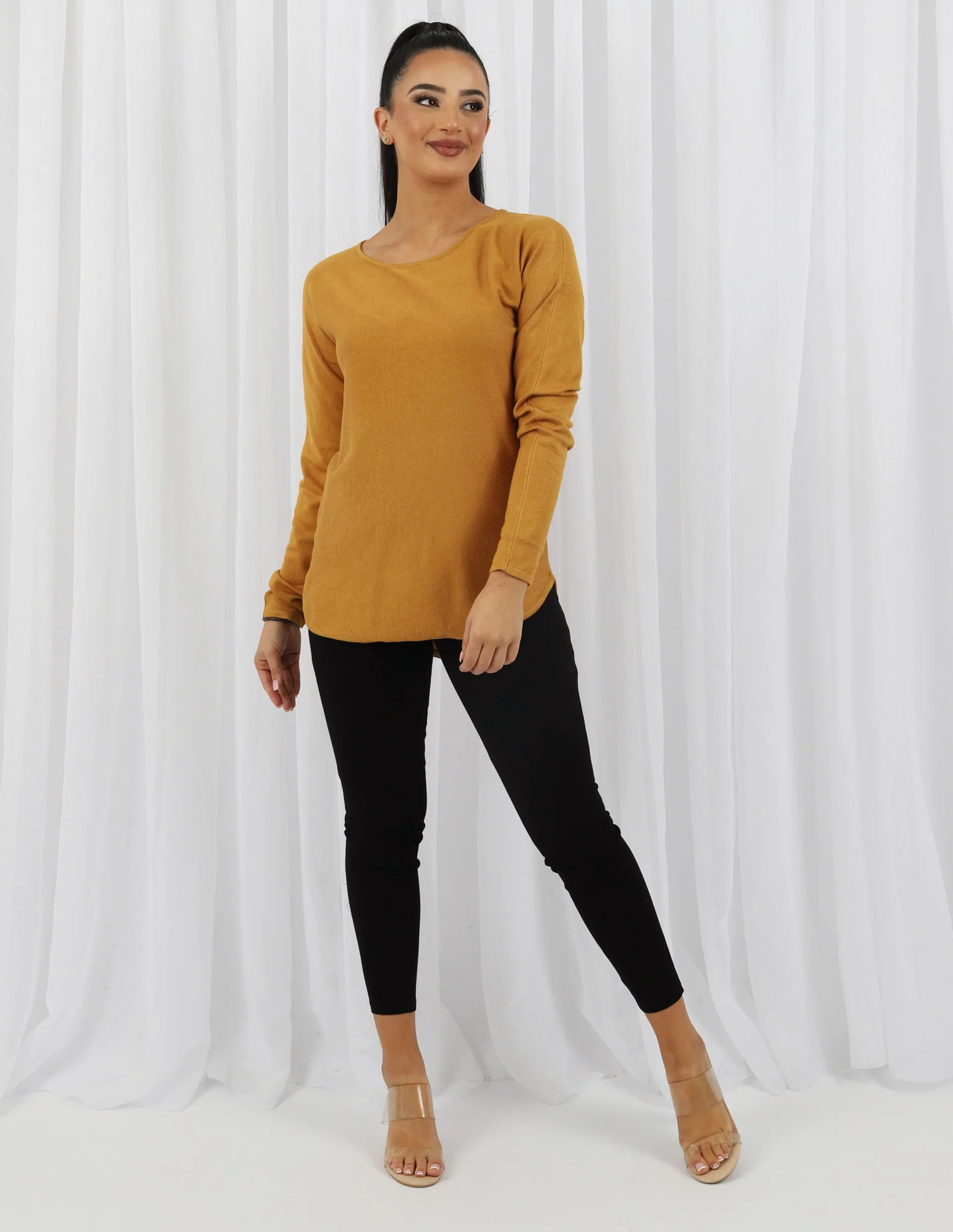 Short Knit Loop Top - Light Shades - Image 6