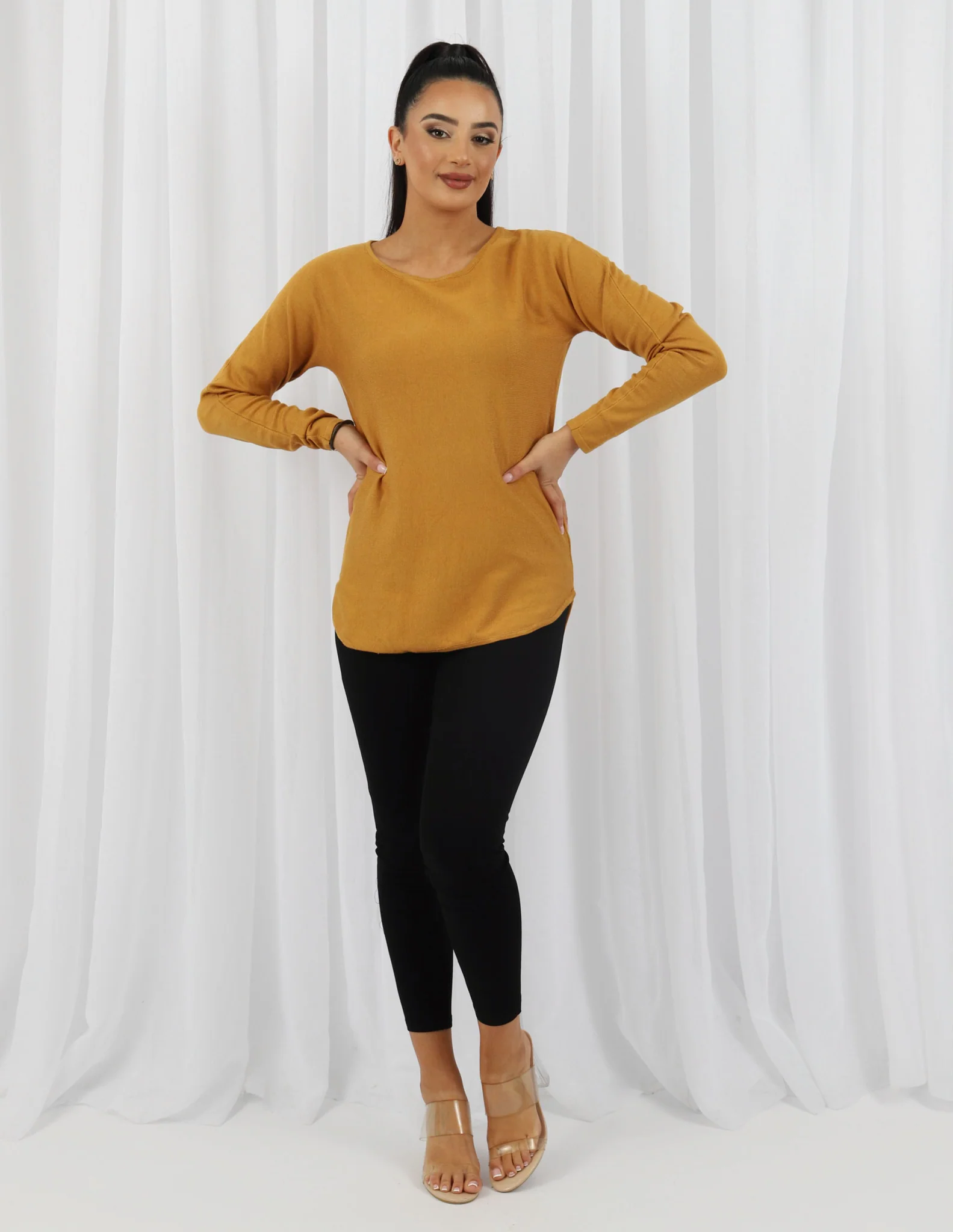 Short Knit Loop Top - Light Shades - Image 7
