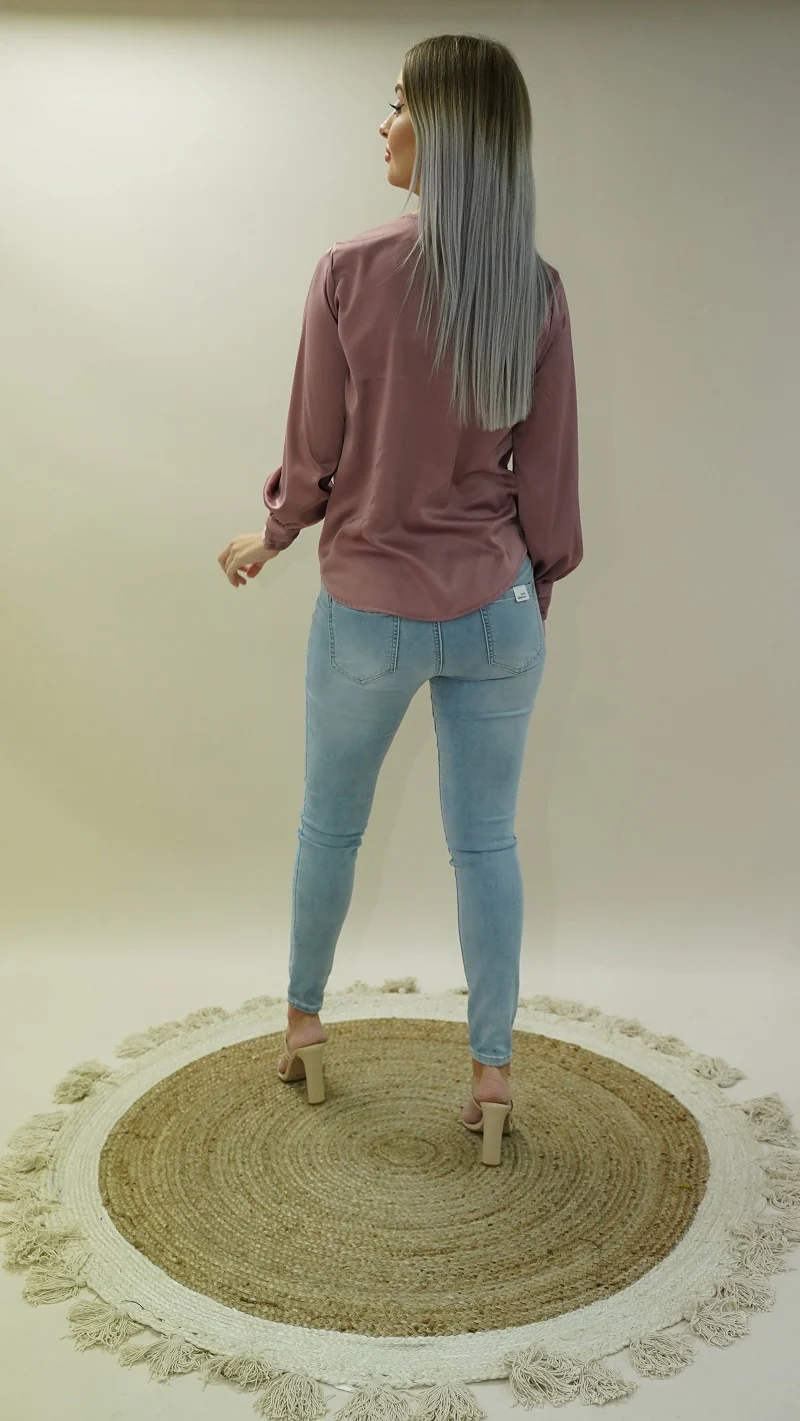 Silk Button Blouse - Image 14
