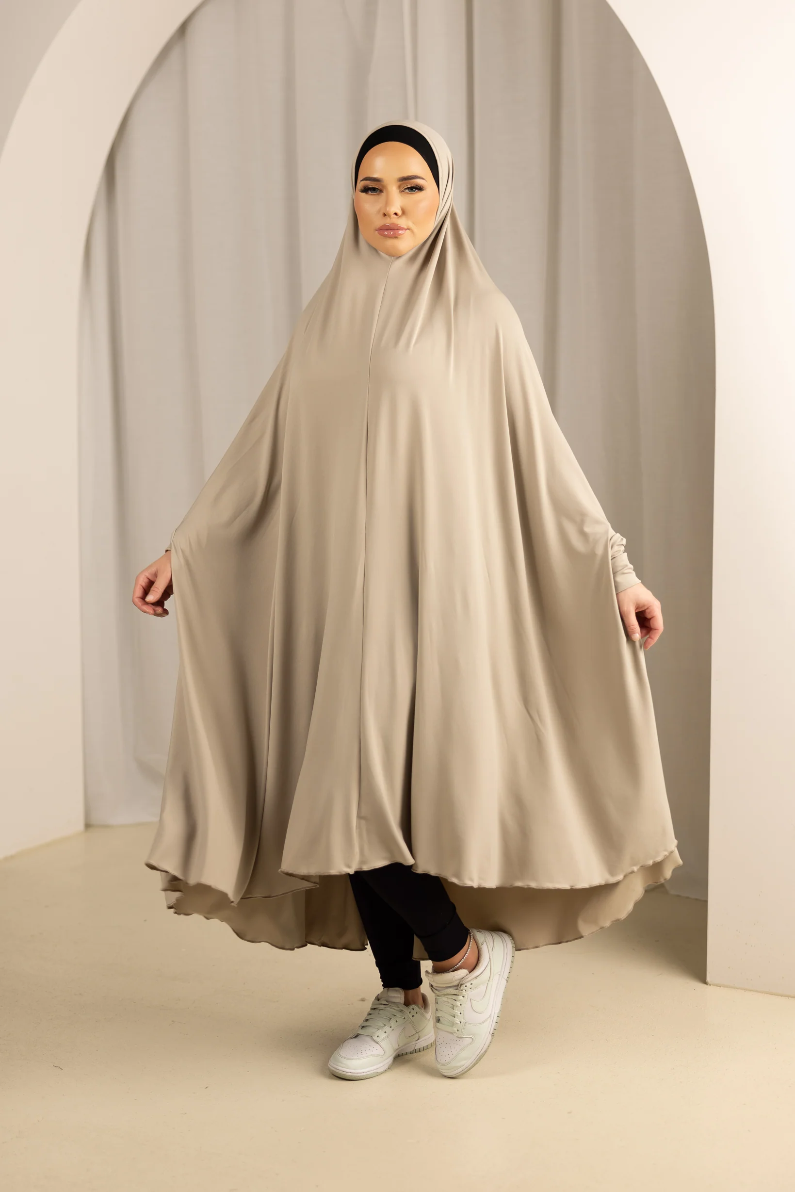 Sleeve Jilbab Smooth Fit - Shades of Nude