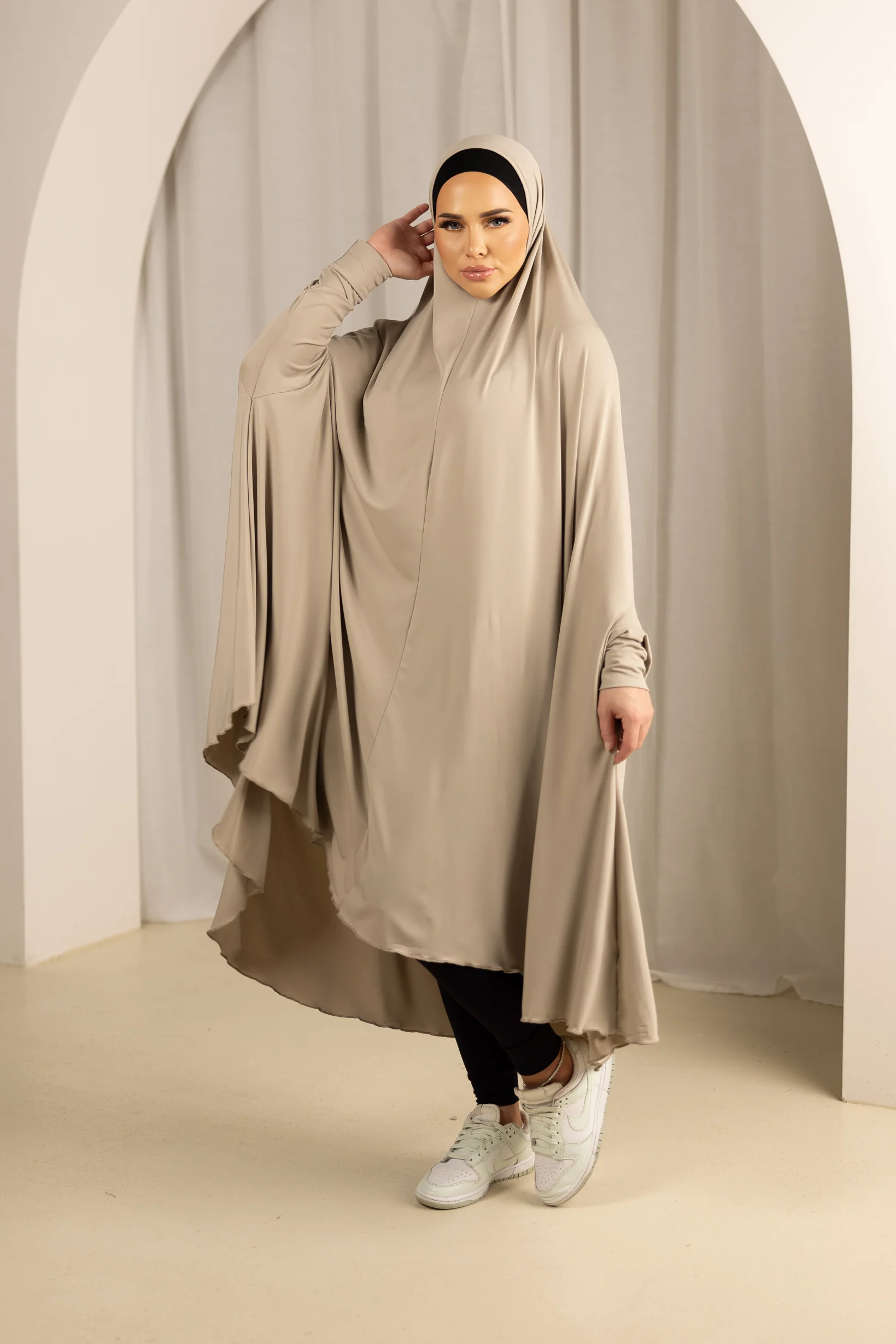 Sleeve Jilbab Smooth Fit - Shades of Nude - Image 2