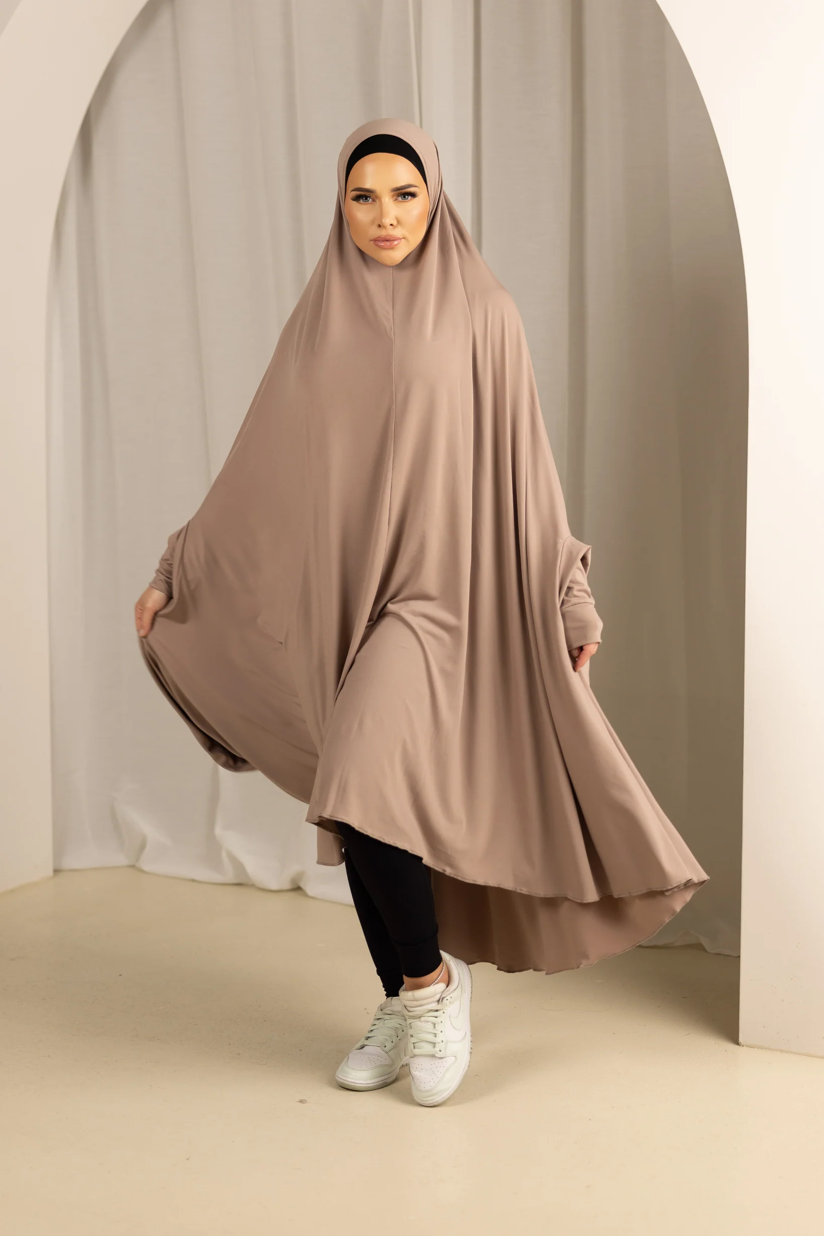 Sleeve Jilbab Smooth Fit - Shades of Nude - Image 8