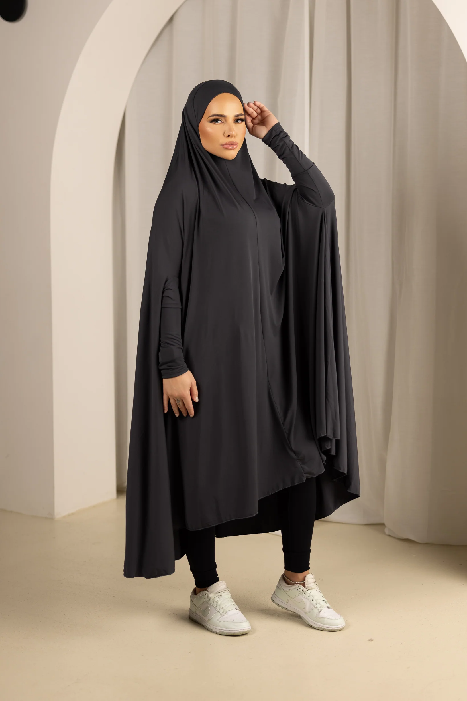 Sleeve Jilbab Panel Fit - Shades of Black
