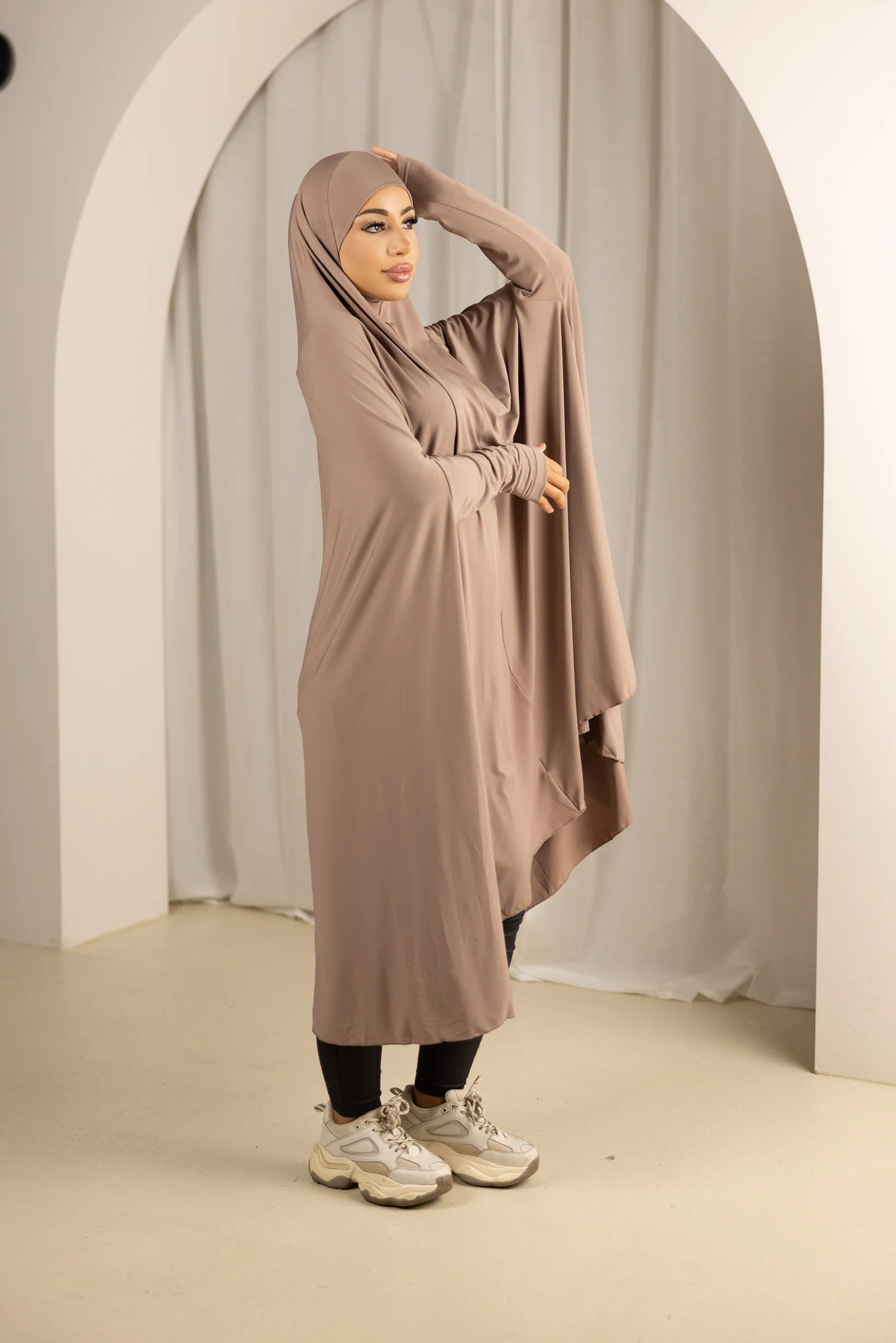 Sleeve Jilbab Panel Fit - Shades of Nude