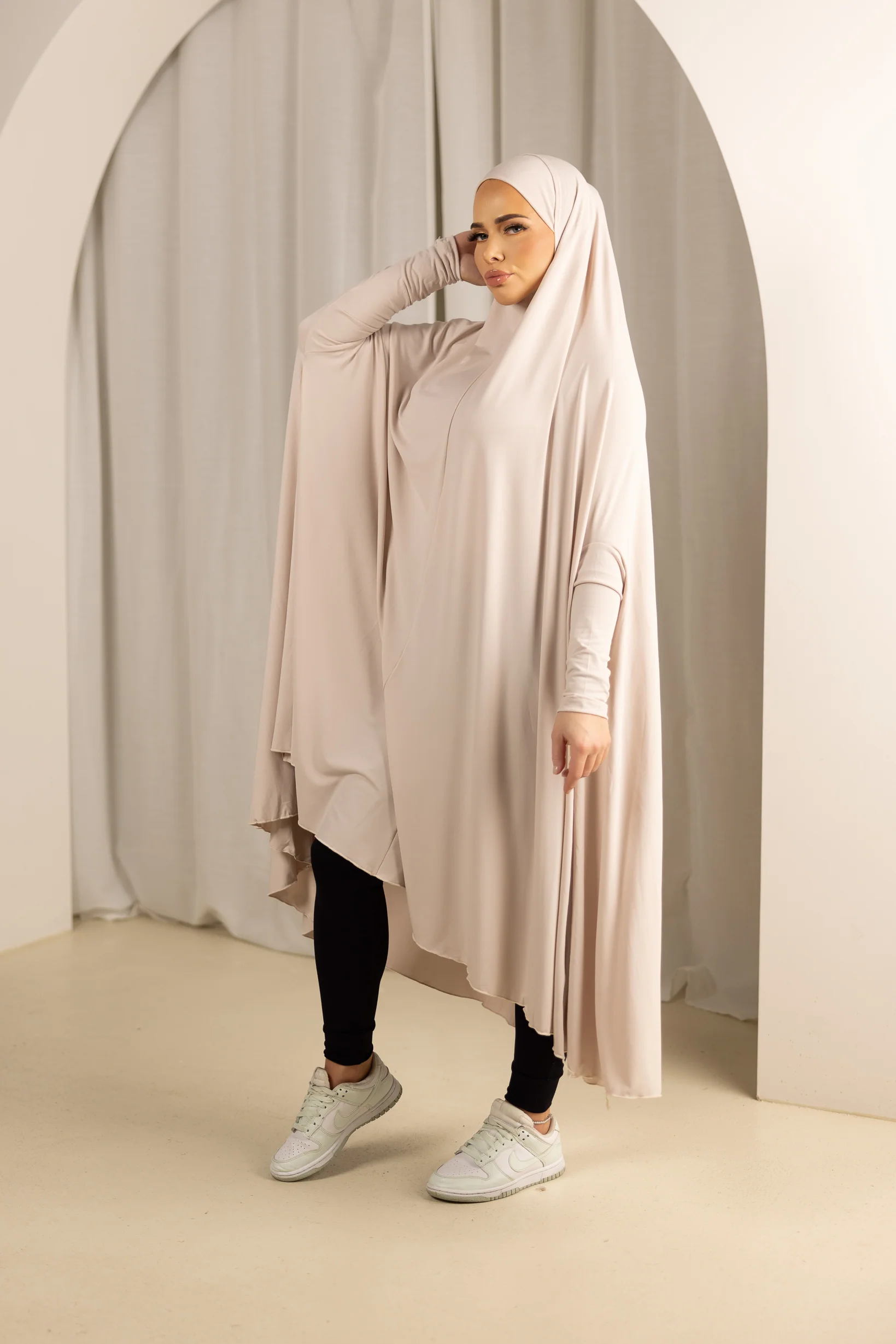 Sleeve Jilbab Panel Fit - Shades of Nude - Image 3