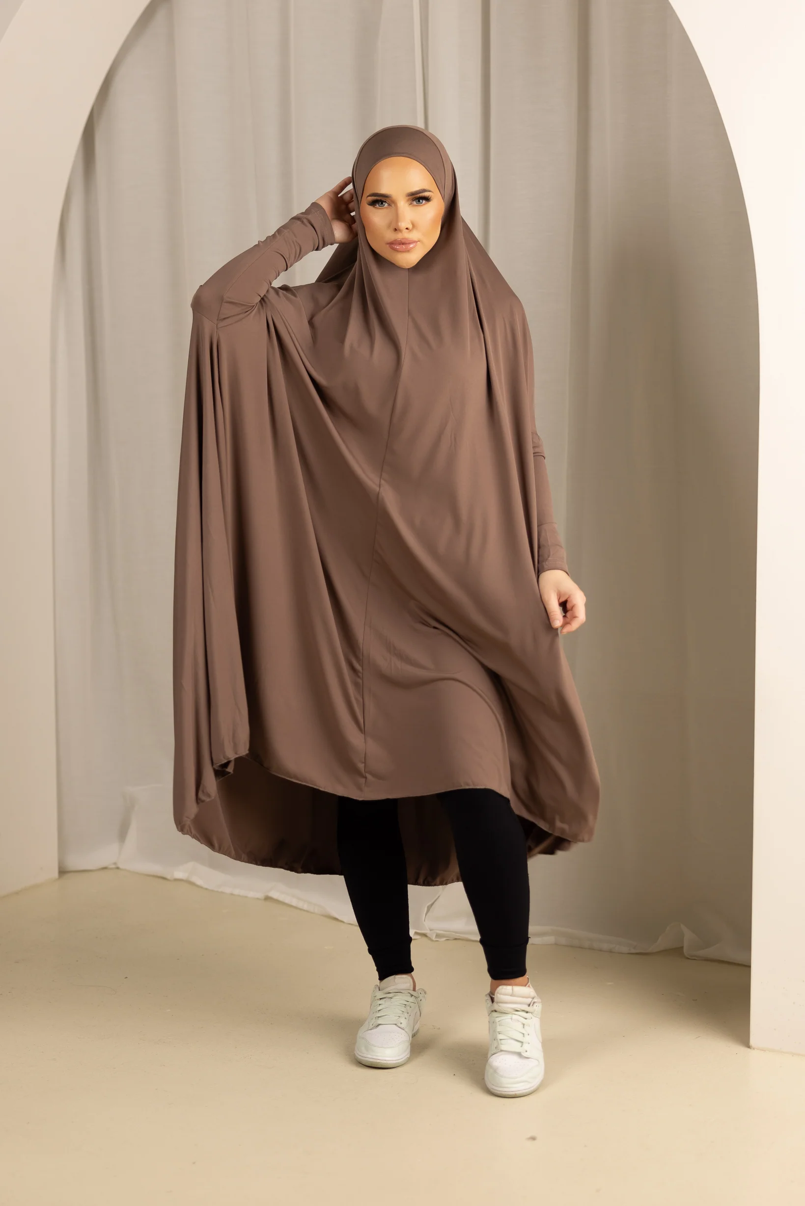 Sleeve Jilbab Panel Fit - Shades of Nude - Image 4