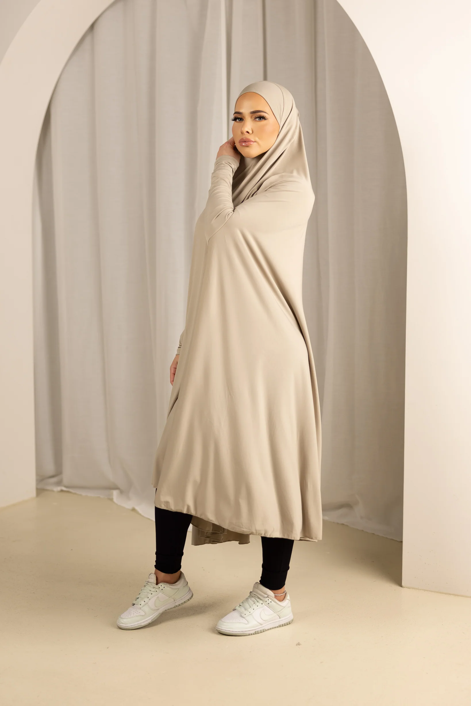 Sleeve Jilbab Panel Fit - Shades of Nude - Image 7