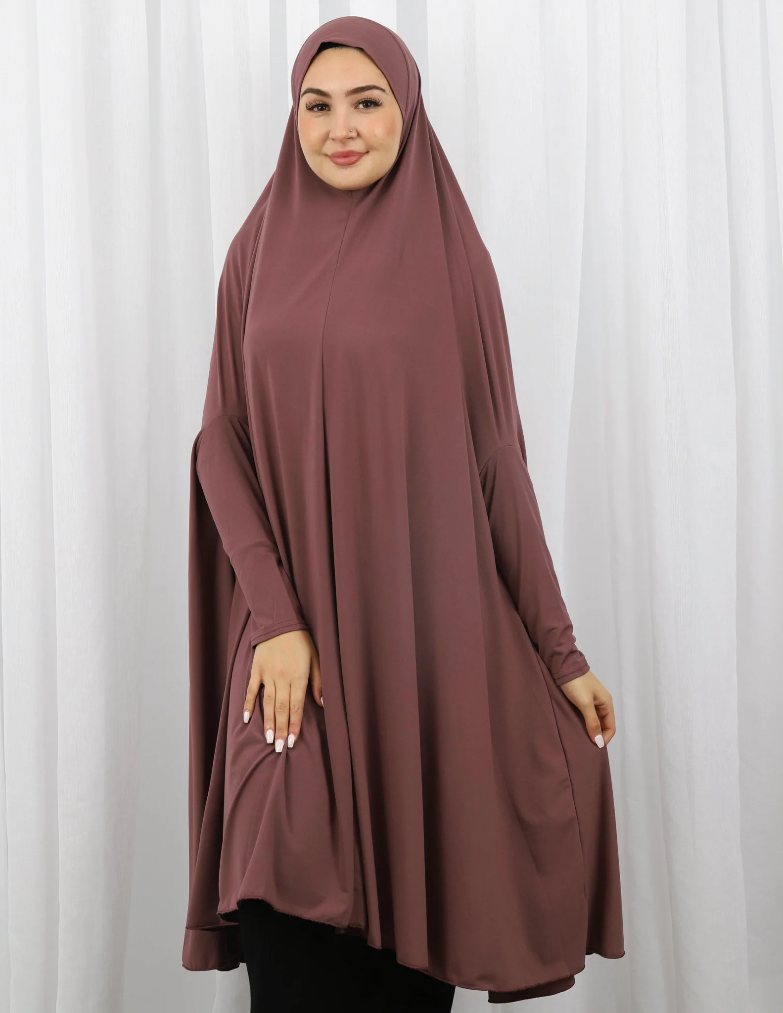 Sleeve Jilbab Panel Fit - Shades of Purple - Image 7