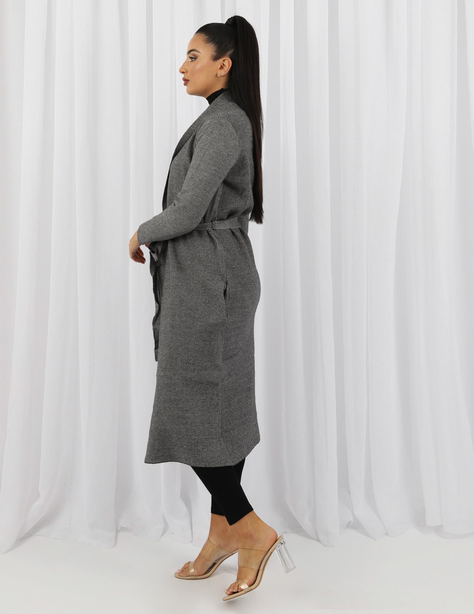 Smokey Knit Tie Cardigan - Image 8