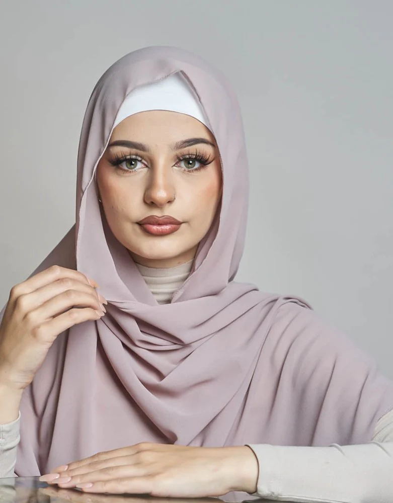 Square Chiffon Shawl - Light Shades - Image 4