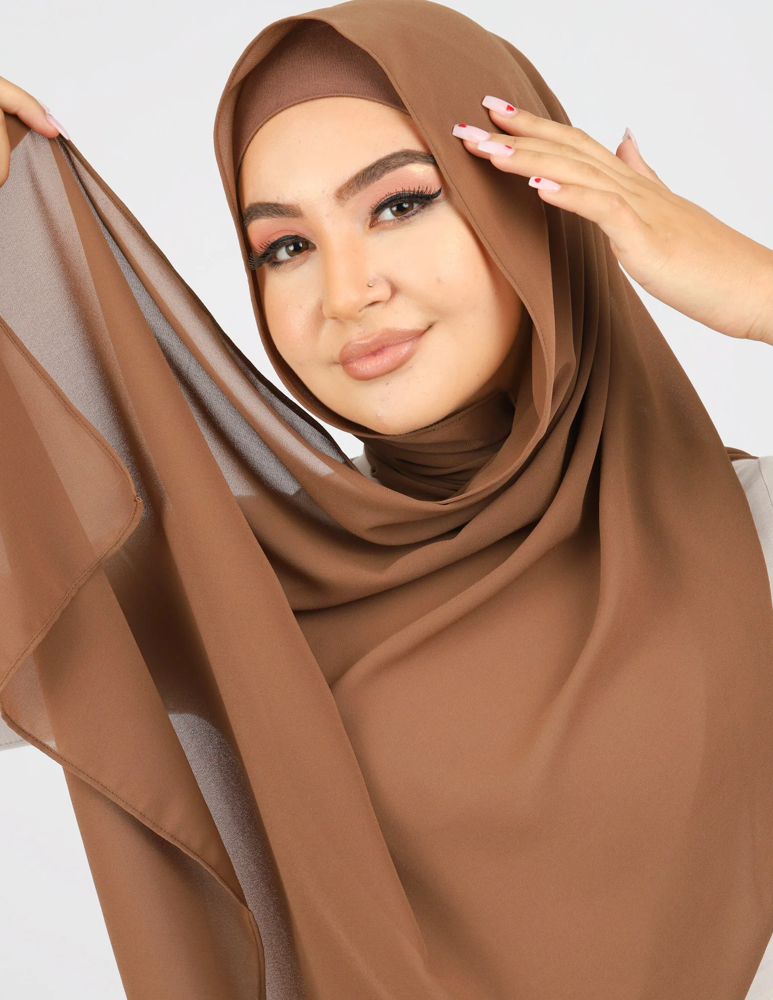 Staple Chiffon Shawl - Dark Shades