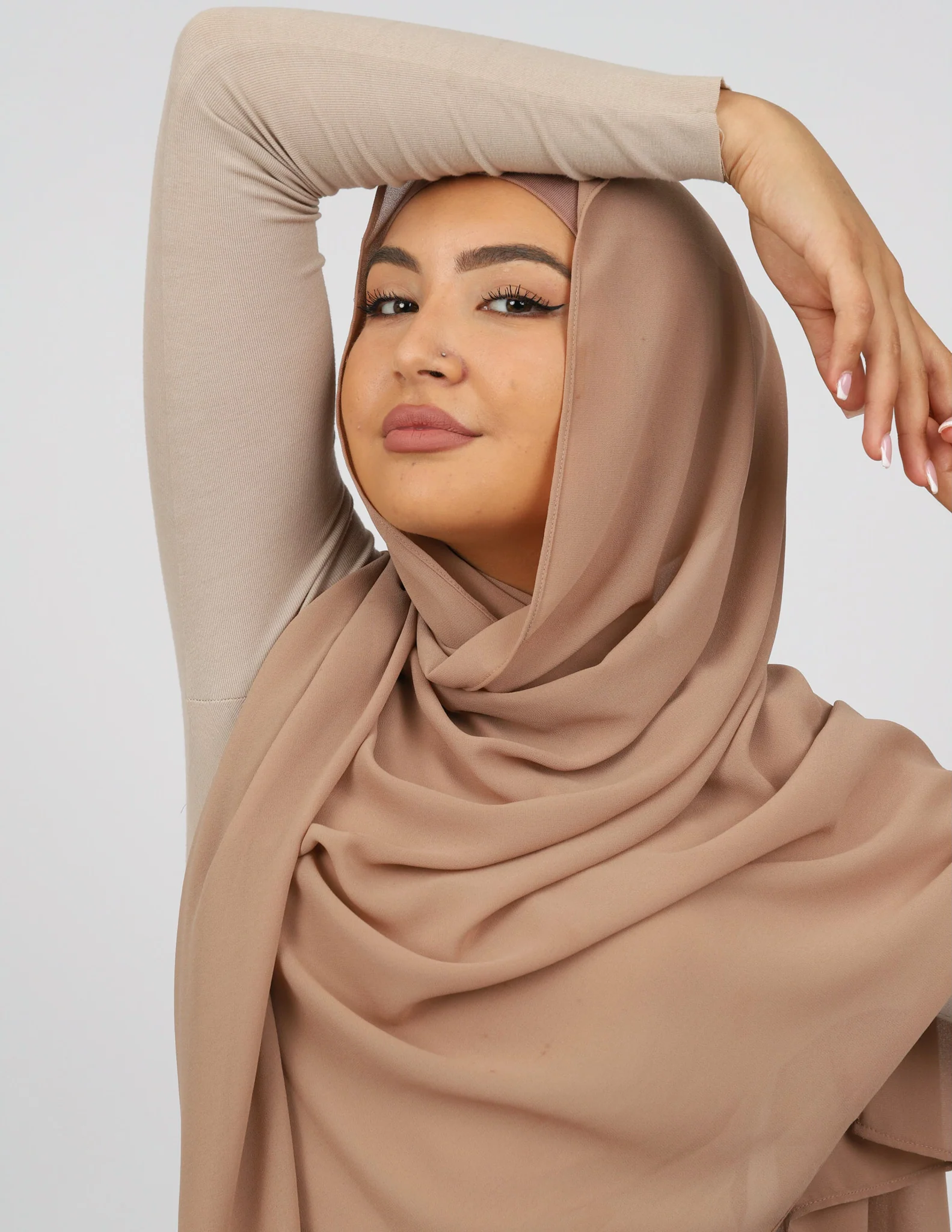 Staple Chiffon Shawl - Light Shades - Image 3