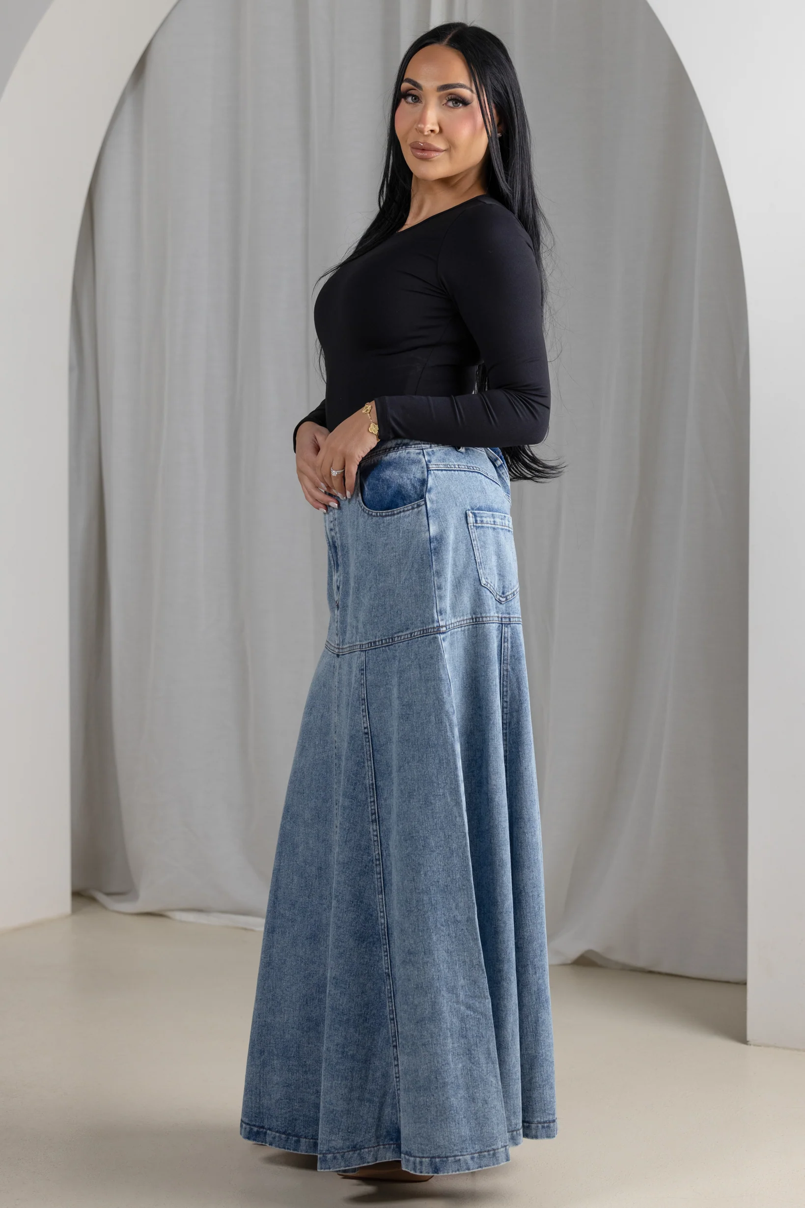 Staple Denim Skirt - Image 7