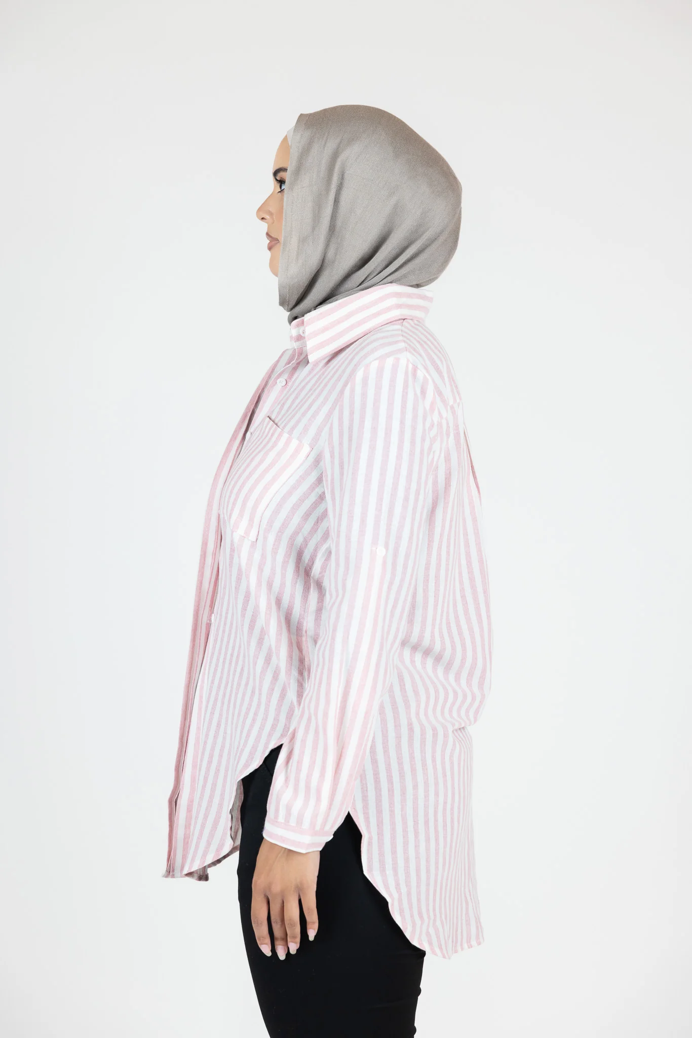 Sue Stripe Button Up Shirt - Image 5