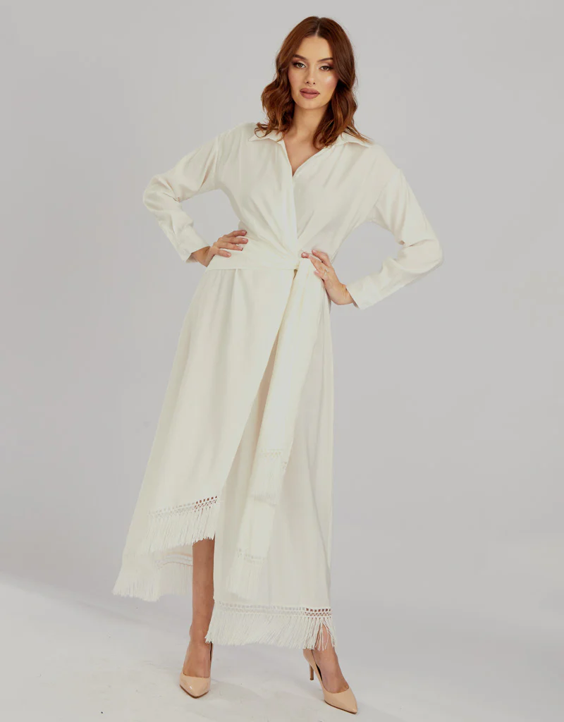 Tassel Wrap Dress Aviva - Image 19