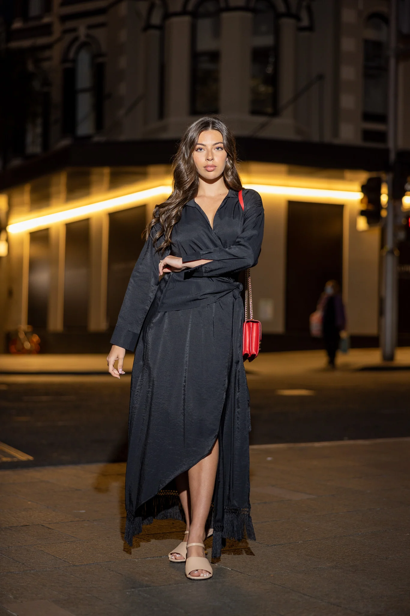 Tassel Wrap Dress Aviva - Image 9