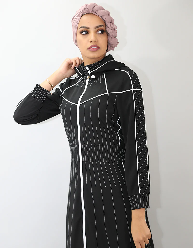 Techno Jersey Dress - Image 5
