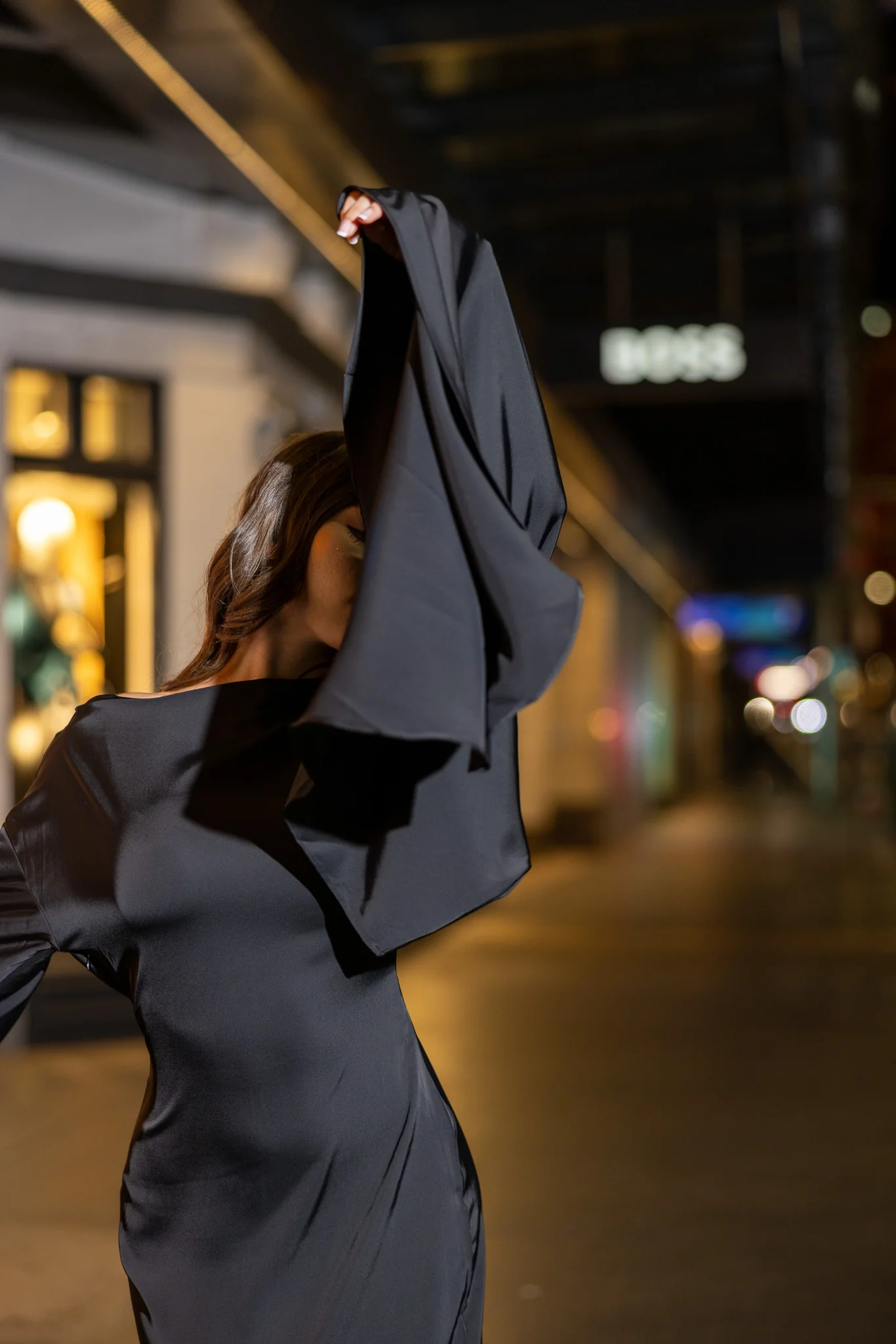 The Crescent Brijit Drape Sleeve Dress - Image 15