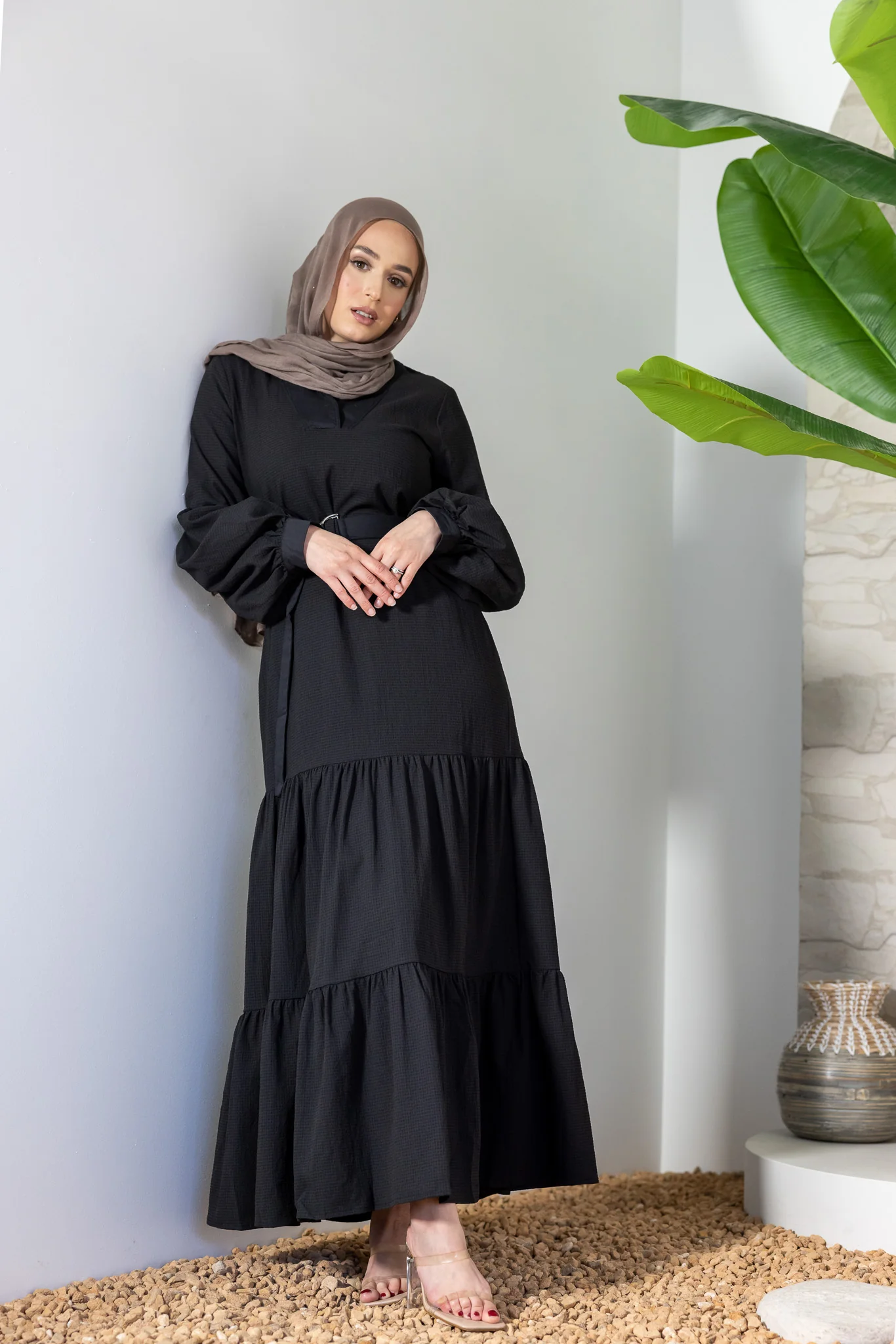 The Crescent Haven Detailed Dress - Image 10