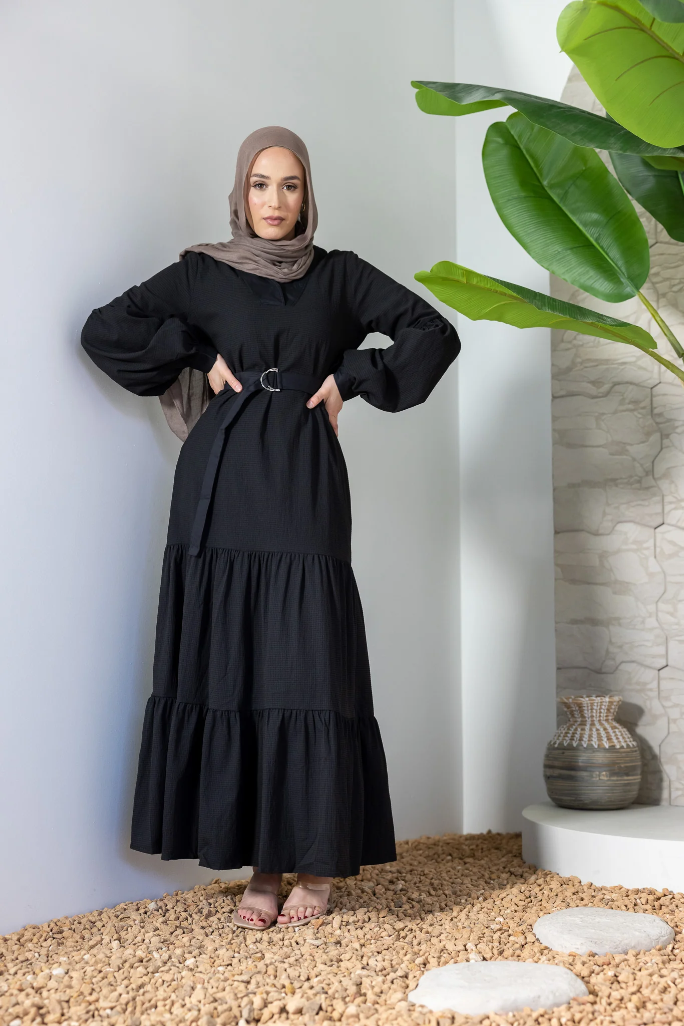 The Crescent Haven Detailed Dress - Image 8