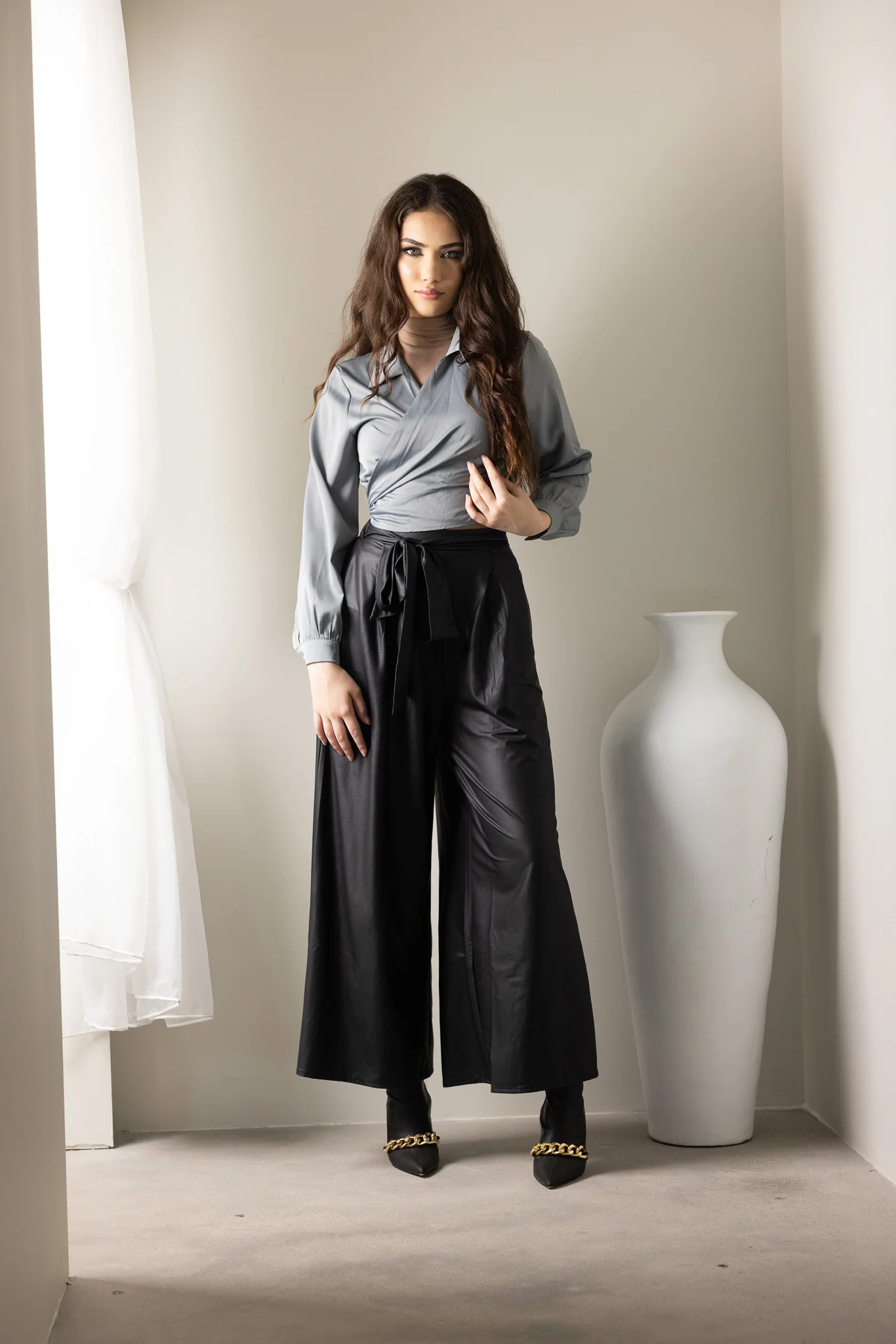The Crescent Janieva Wrap Top - Image 15