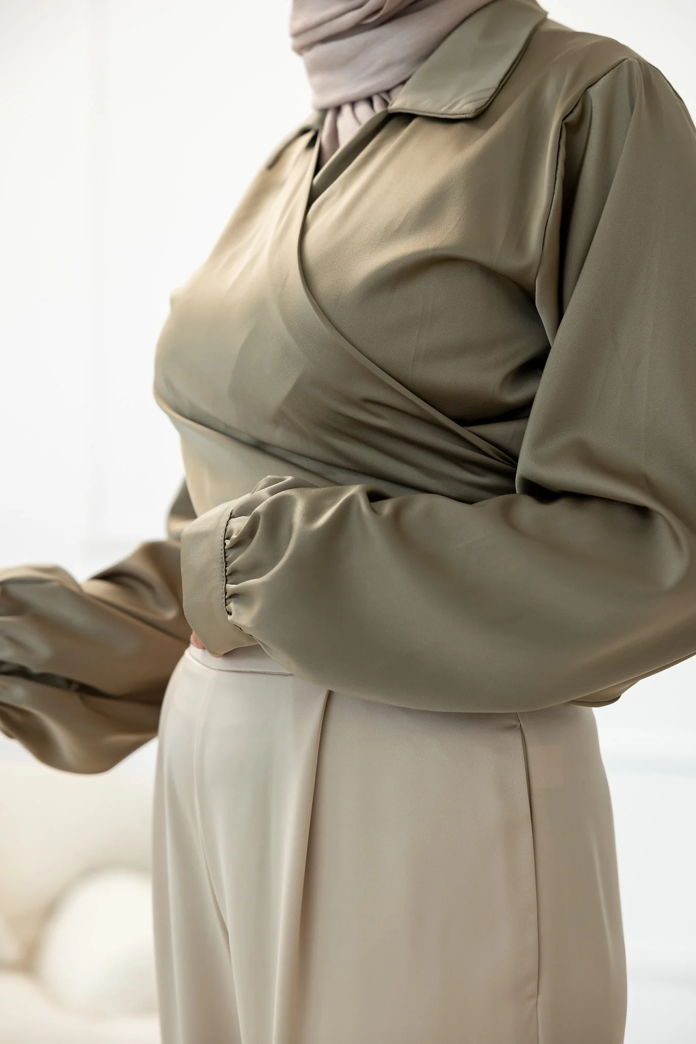 The Crescent Janieva Wrap Top - Image 4