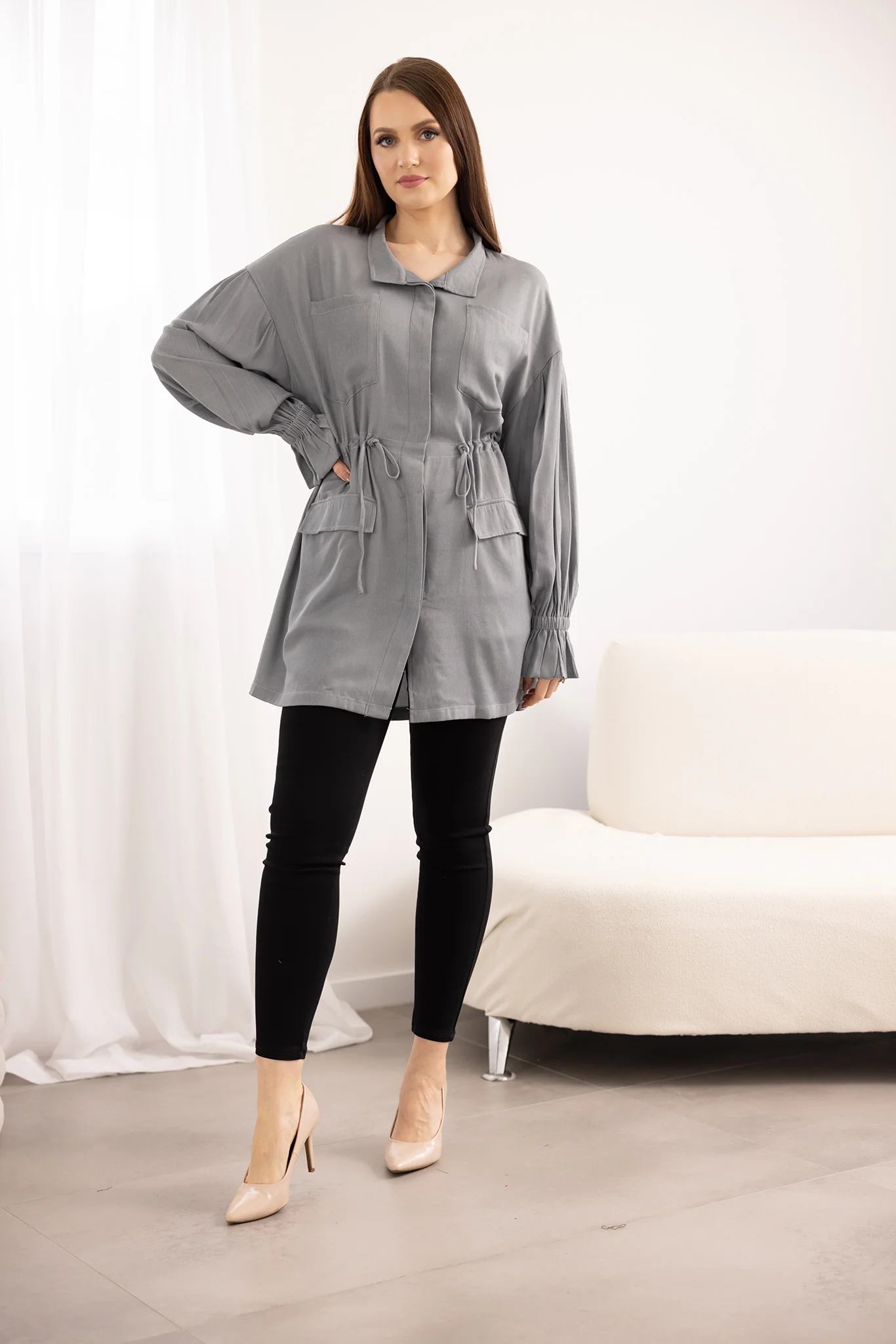 The Crescent Kendall Drawstring Jacket - Image 9