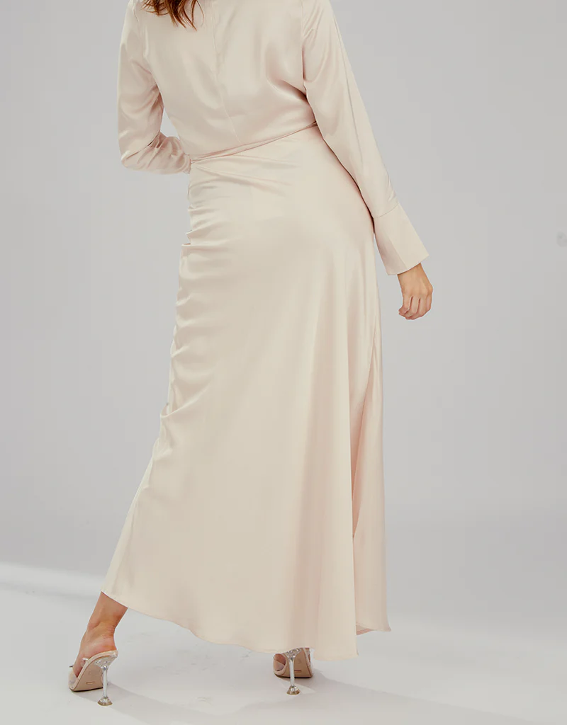 The Crescent Modish Satin Skirt - Light Shades - Image 20