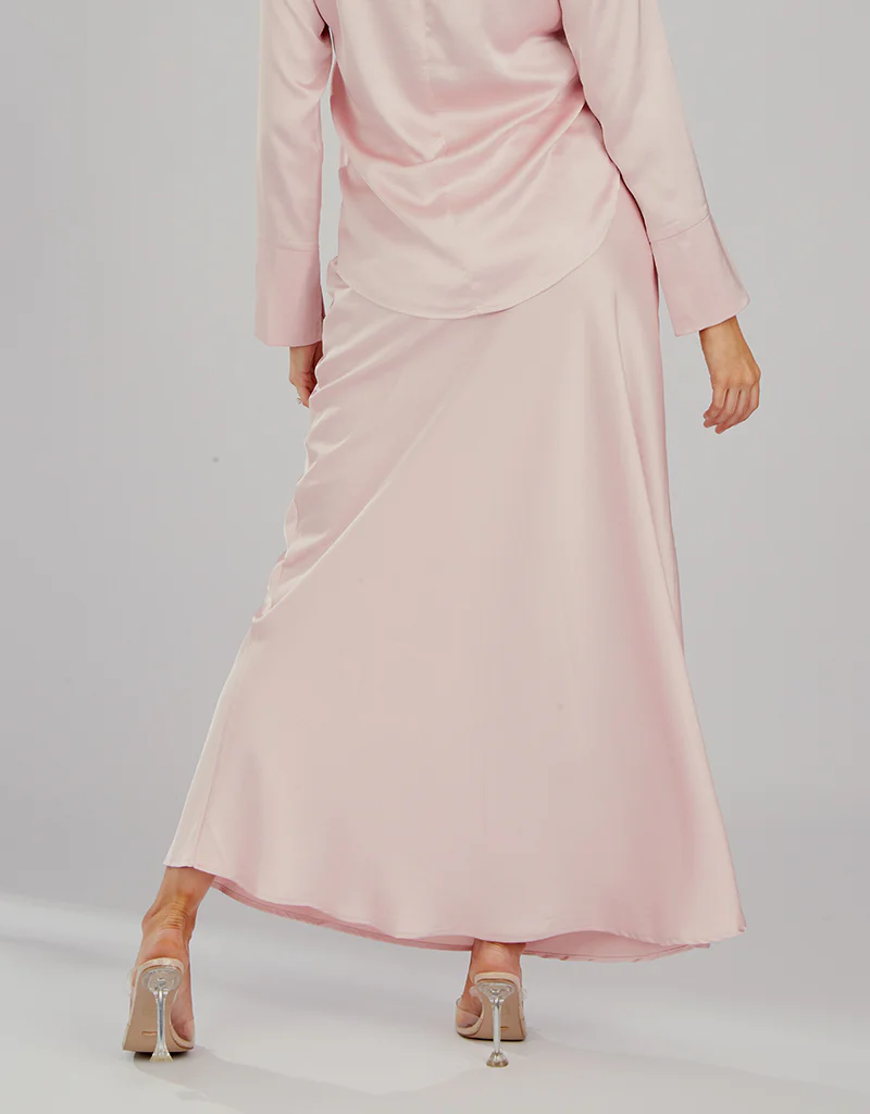 The Crescent Modish Satin Skirt - Light Shades - Image 9