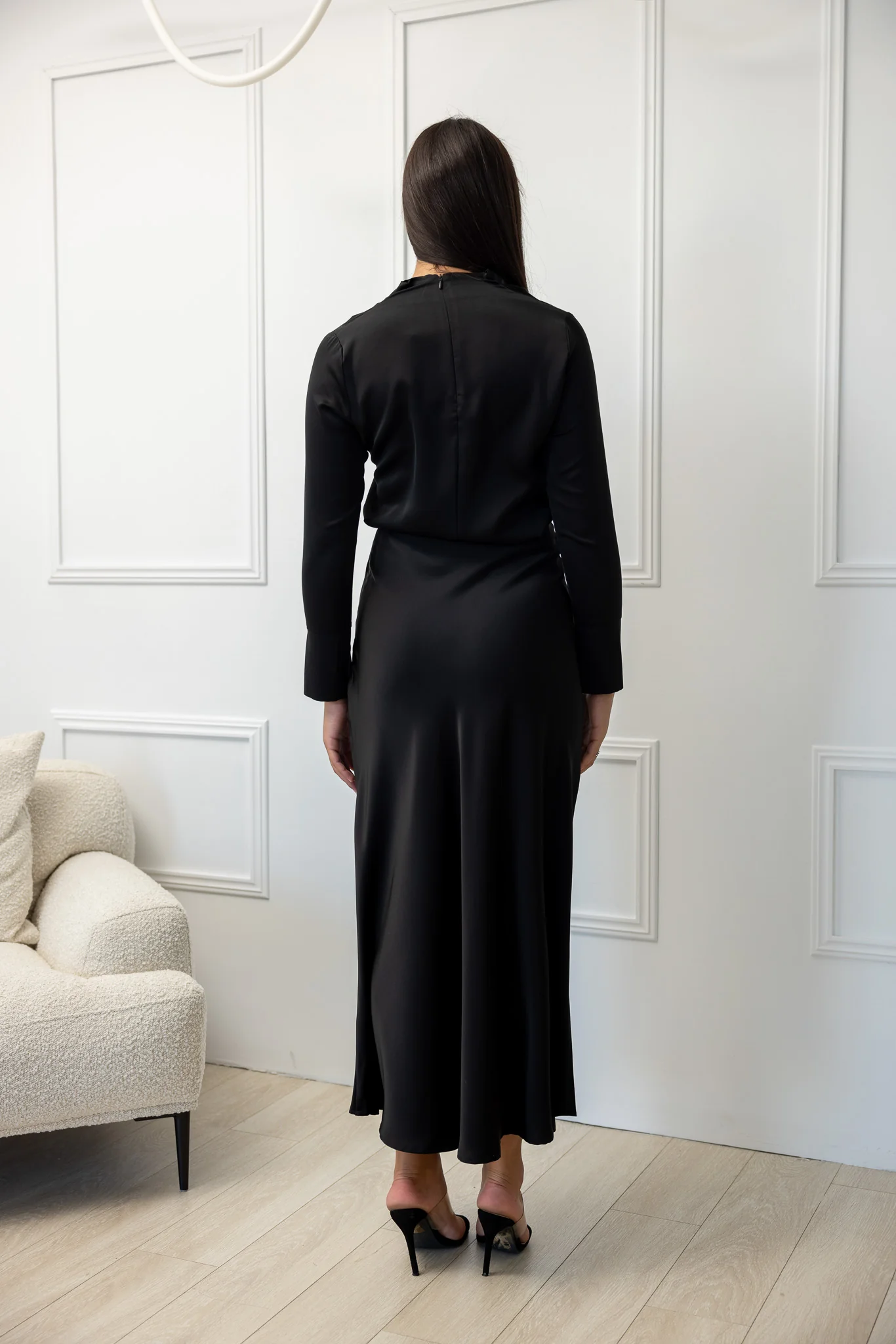 The Crescent Modish Satin Top - Dark Shades - Image 15