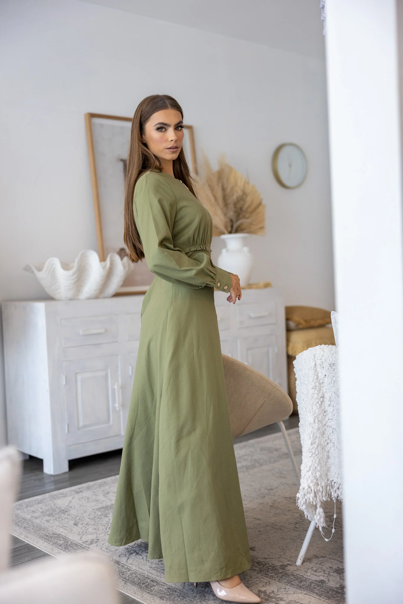 The Crescent Oakley Zip Maxi Dress - Image 13