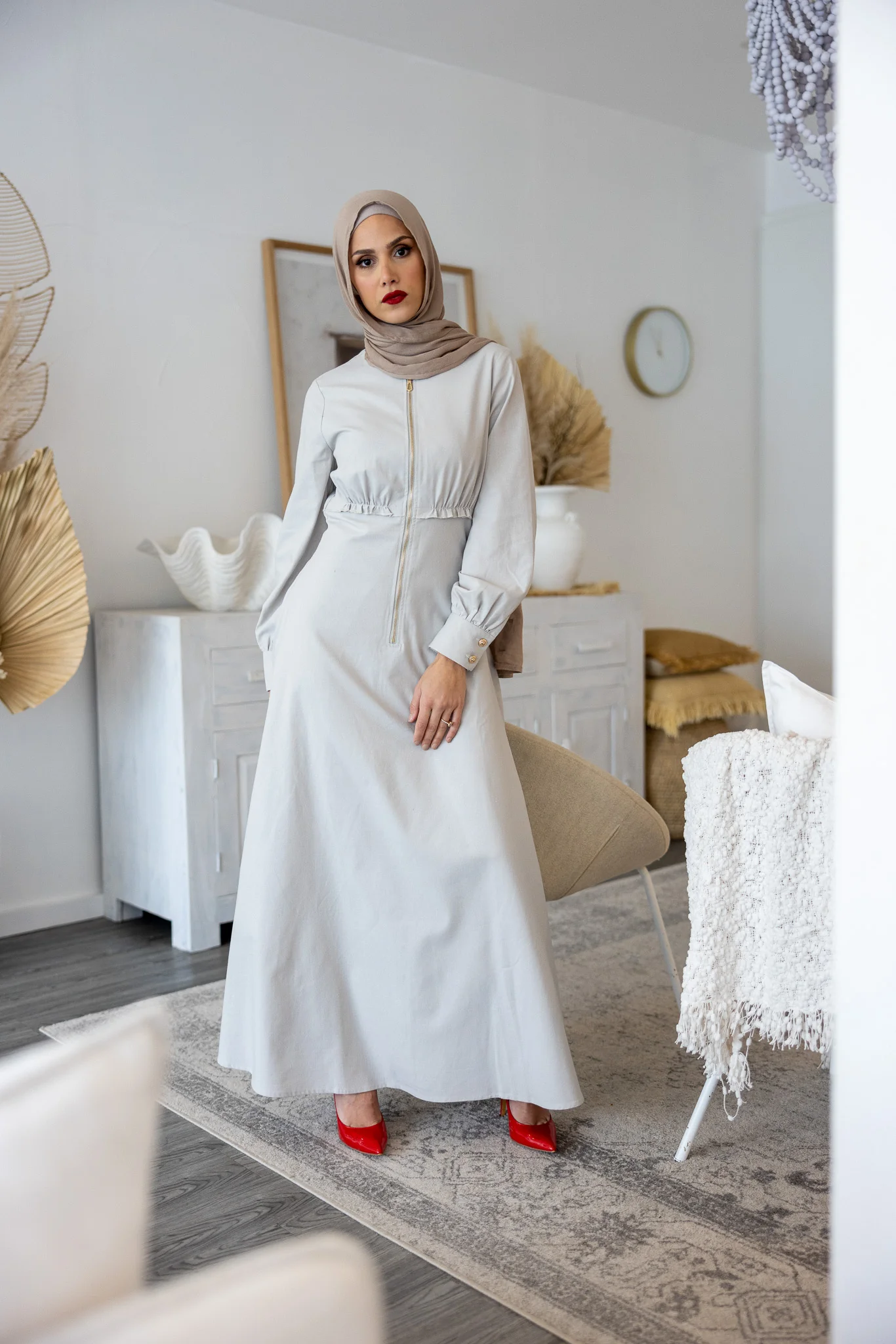 The Crescent Oakley Zip Maxi Dress - Image 4