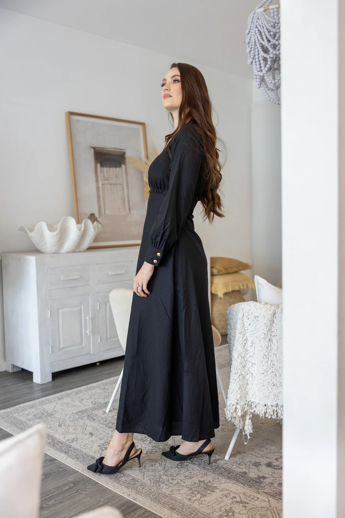 The Crescent Oakley Zip Maxi Dress - Image 9