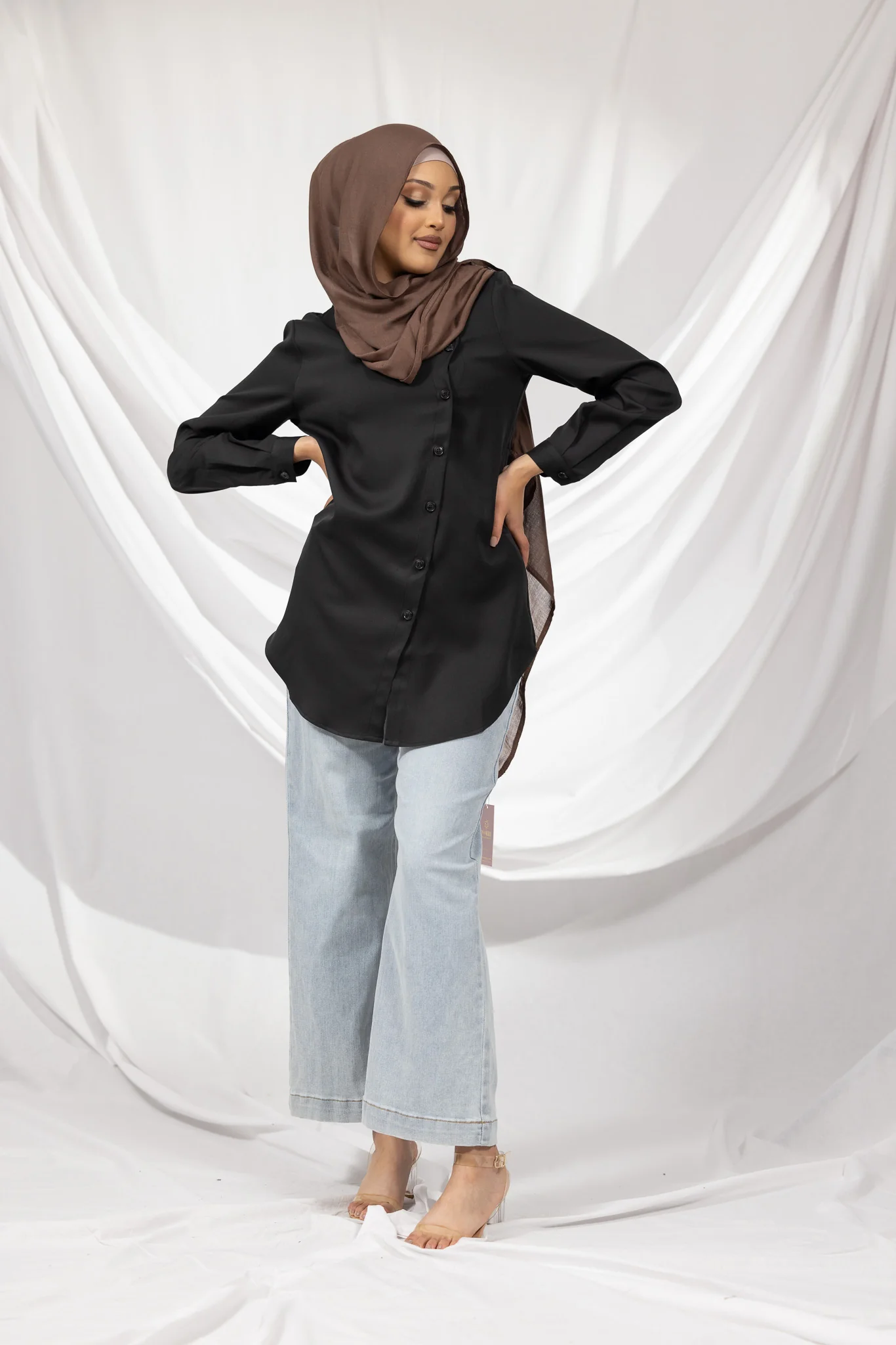 The Crescent Sabina Button Detail Shirt - Image 5