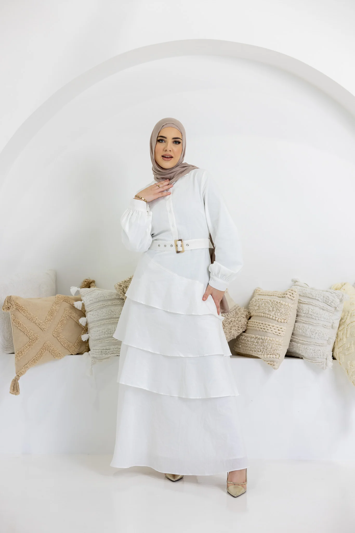 The Crescent Sephora Tiered Dress - Image 2